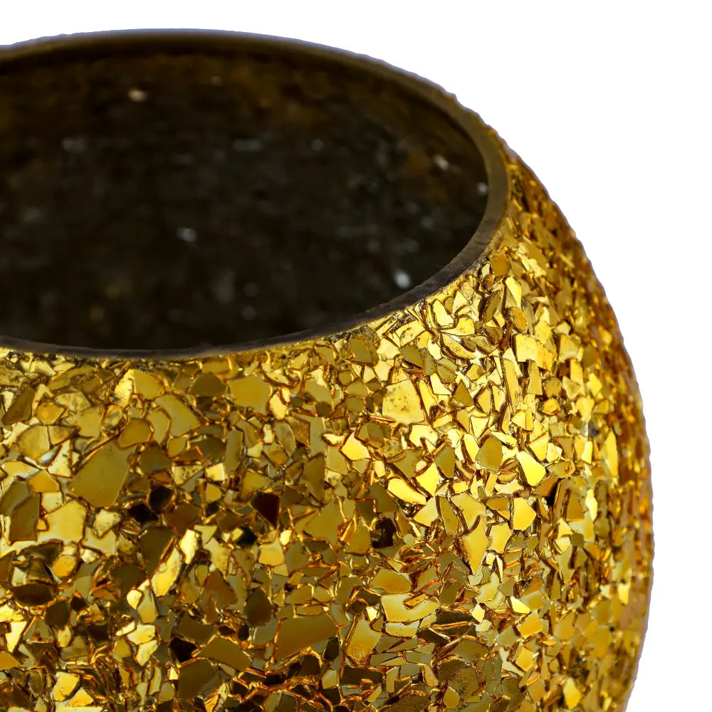 Luminous Glitter Votive - Gold