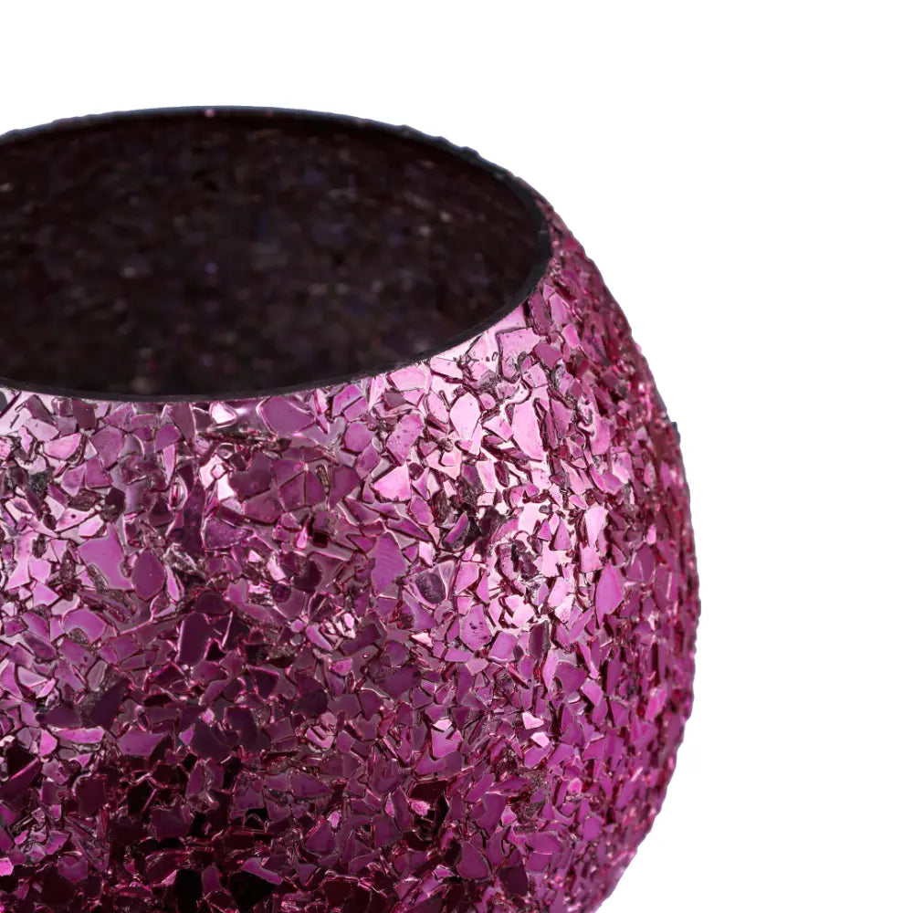 Luminous Glitter Votive - Pink