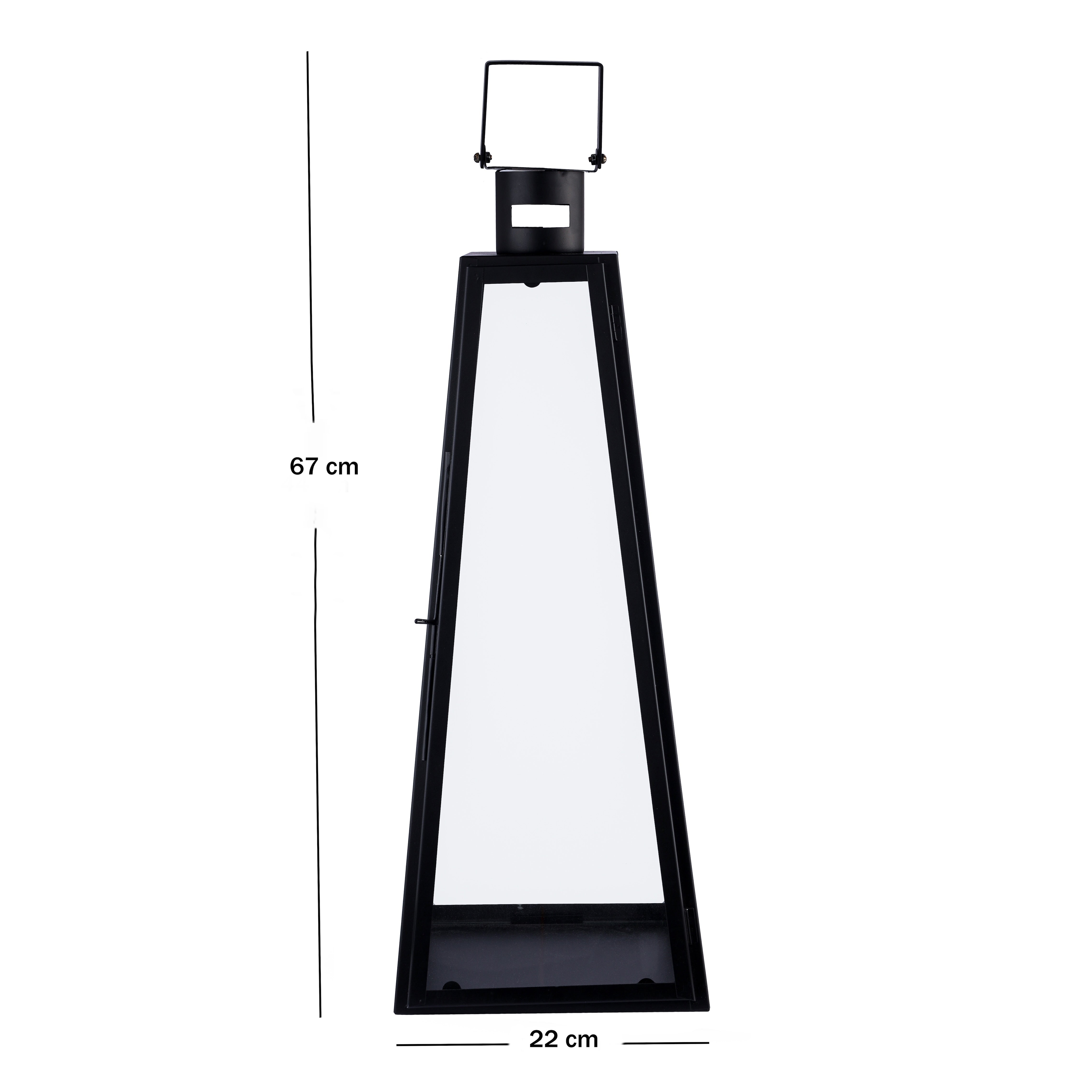 Black Pyramid Lantern (Large)