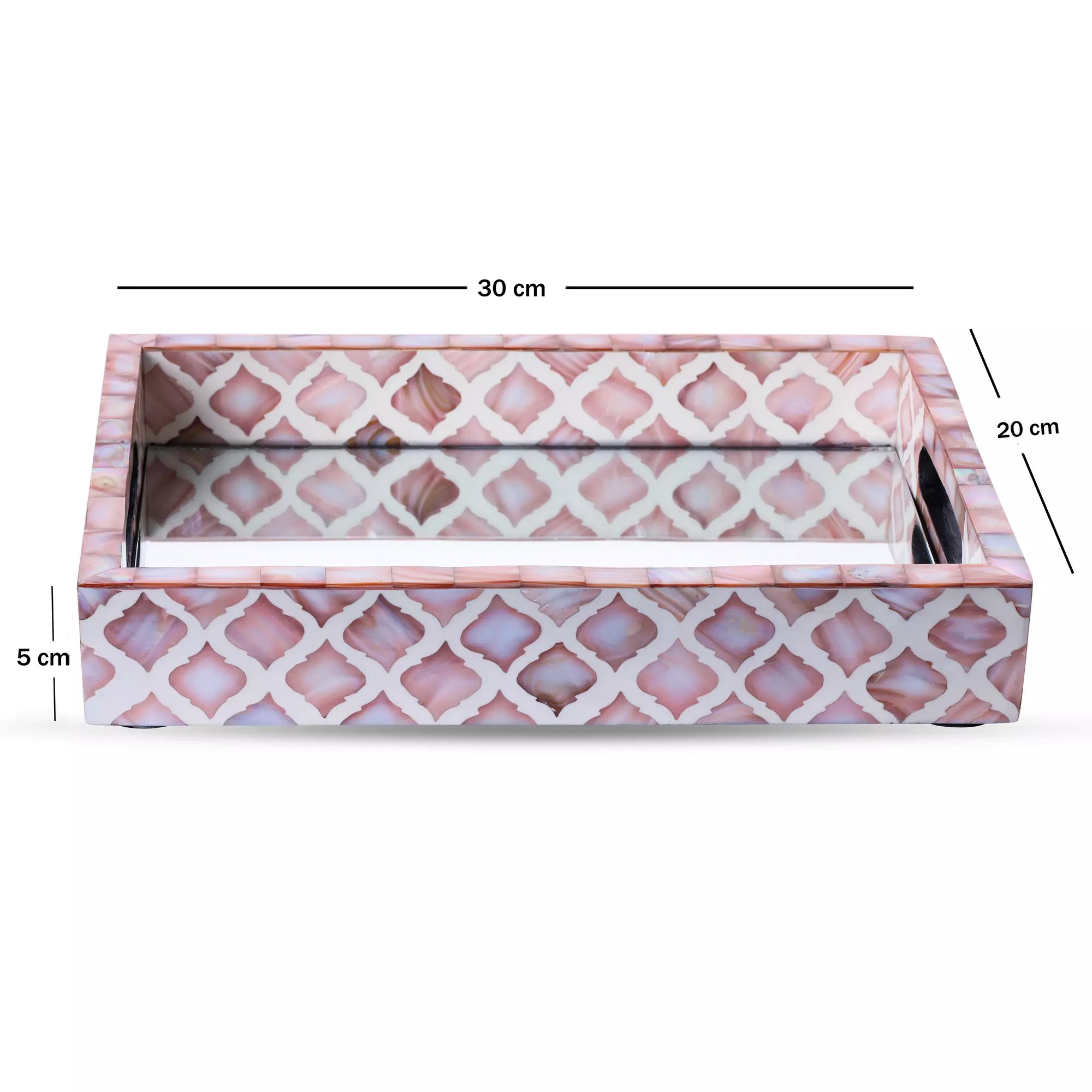 Rose Prism MOP Tray