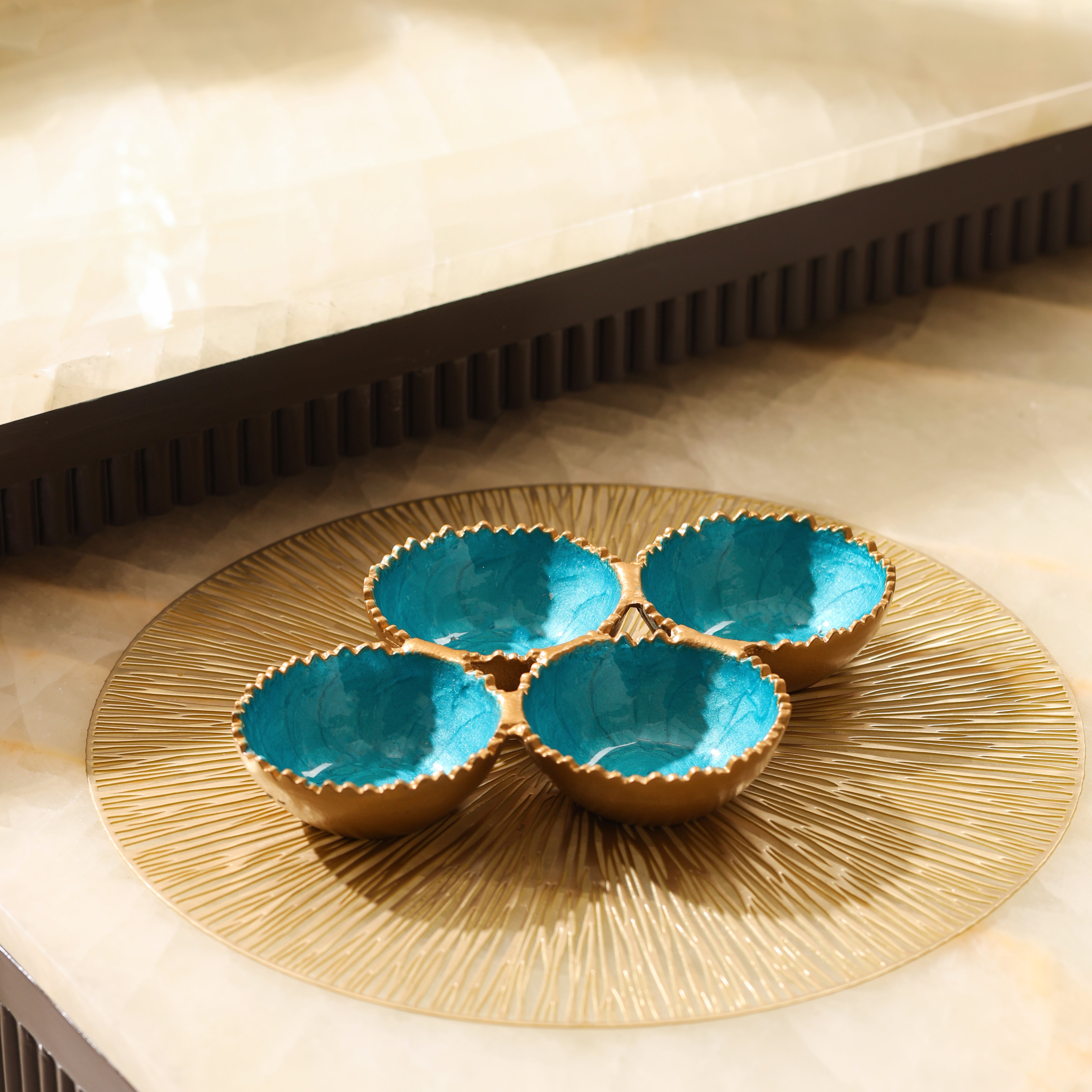 Radiant Blue Ripple Set