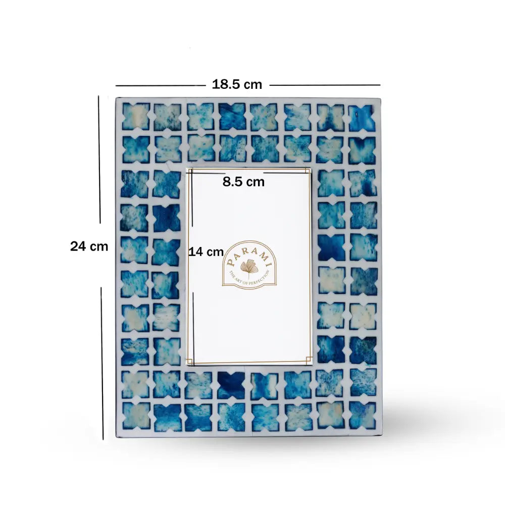 Blue Bone Photo Frame