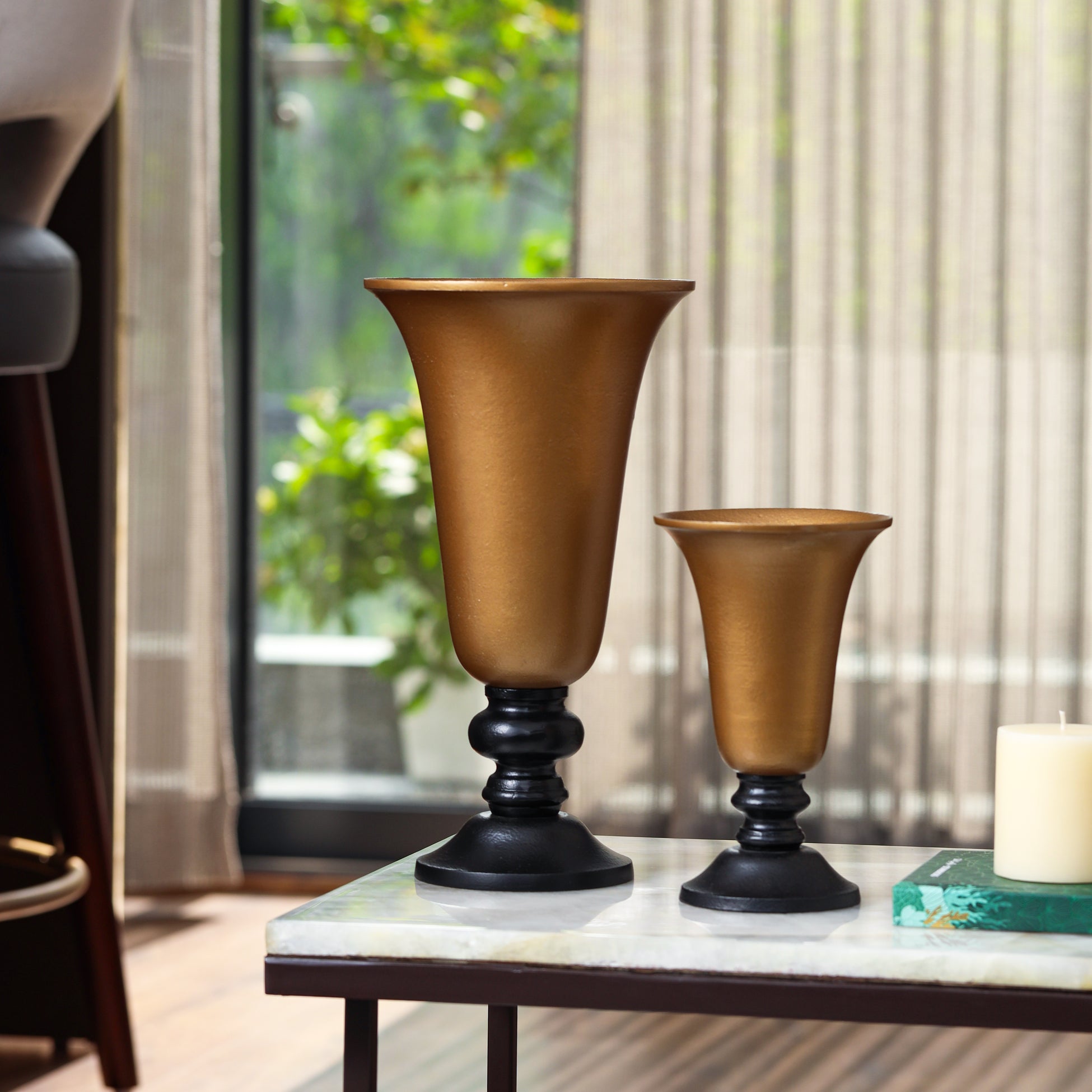 Vintage Two-Toned Vases