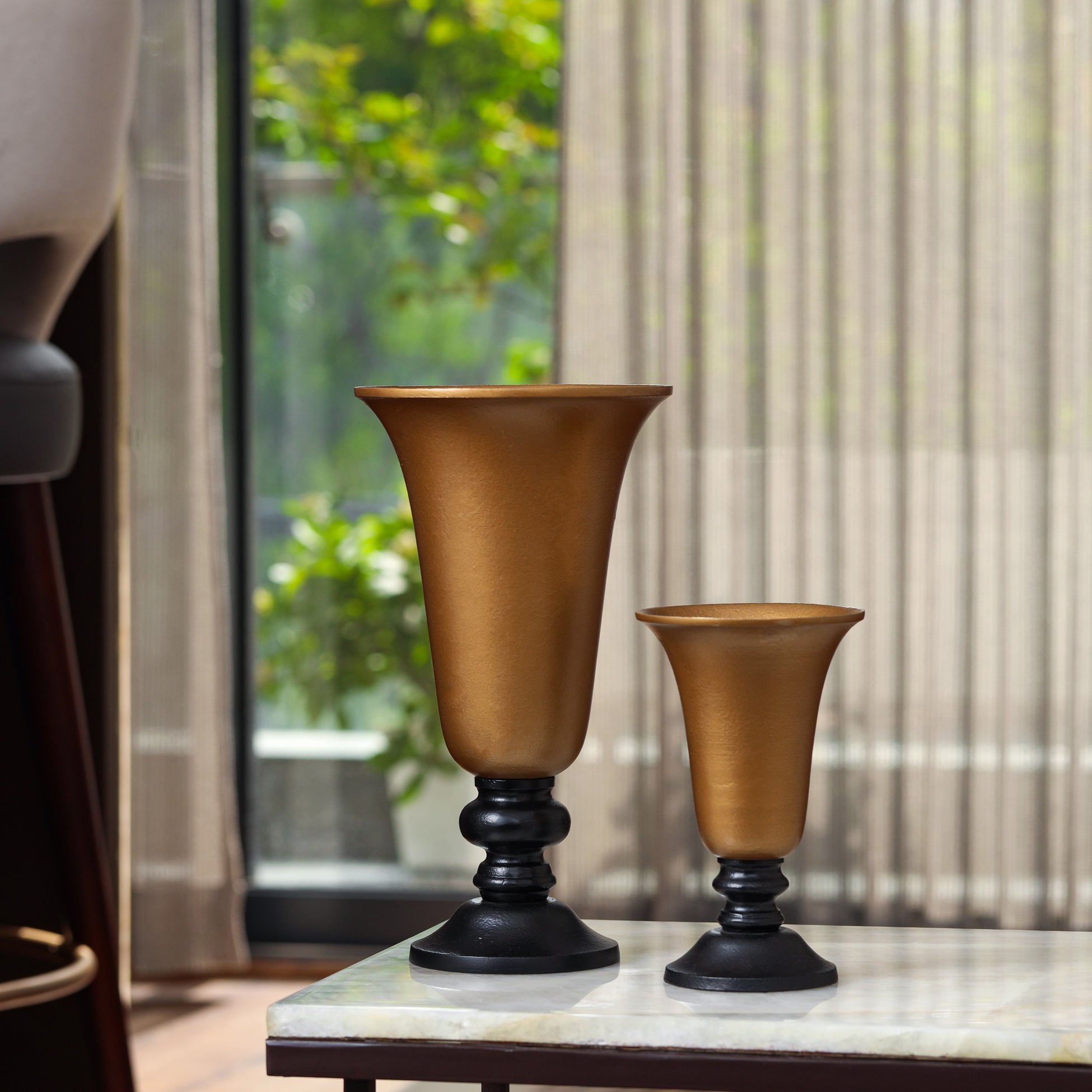 Vintage Two-Toned Vases