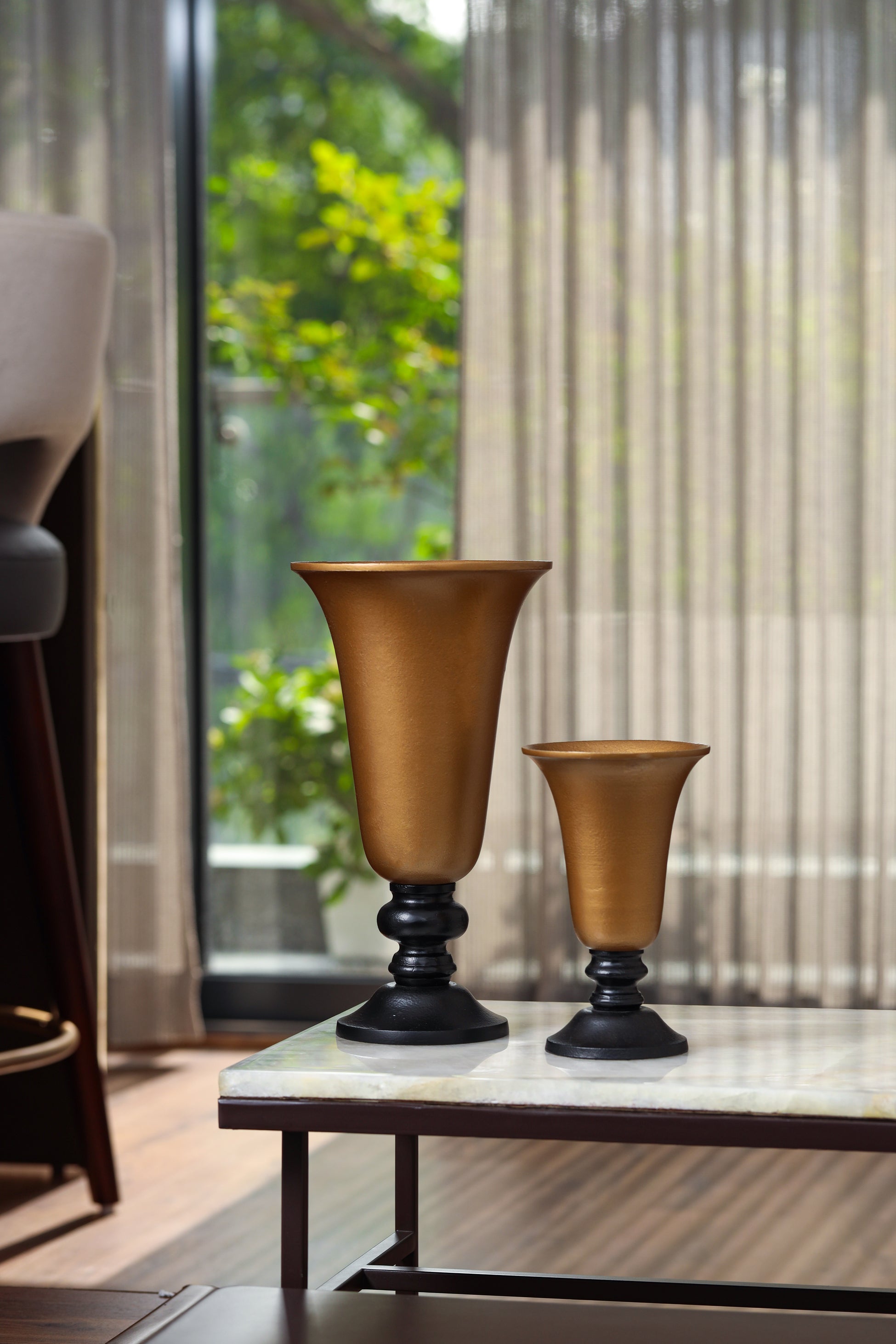 Vintage Two-Toned Vases