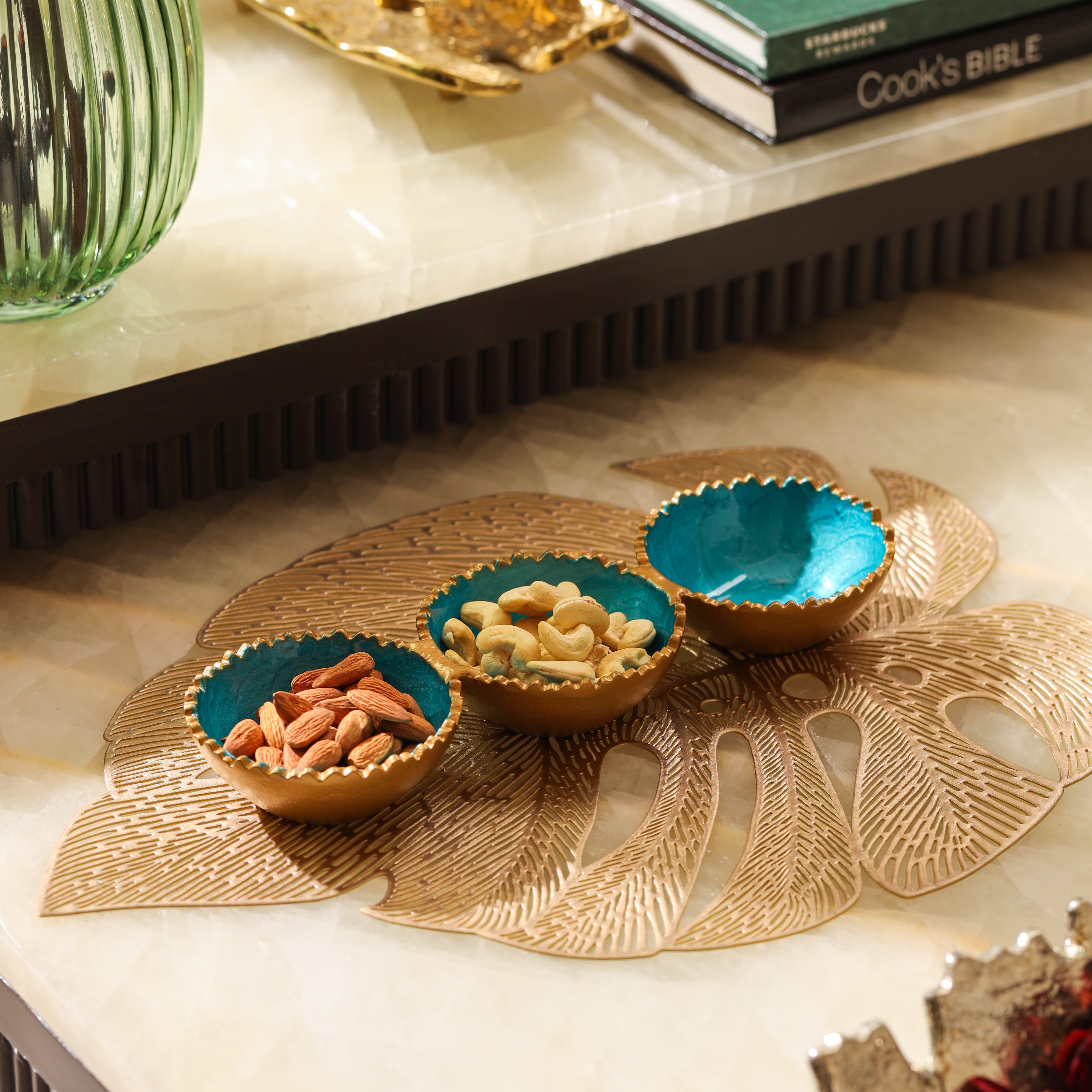 Rustic Blue Ripple Set