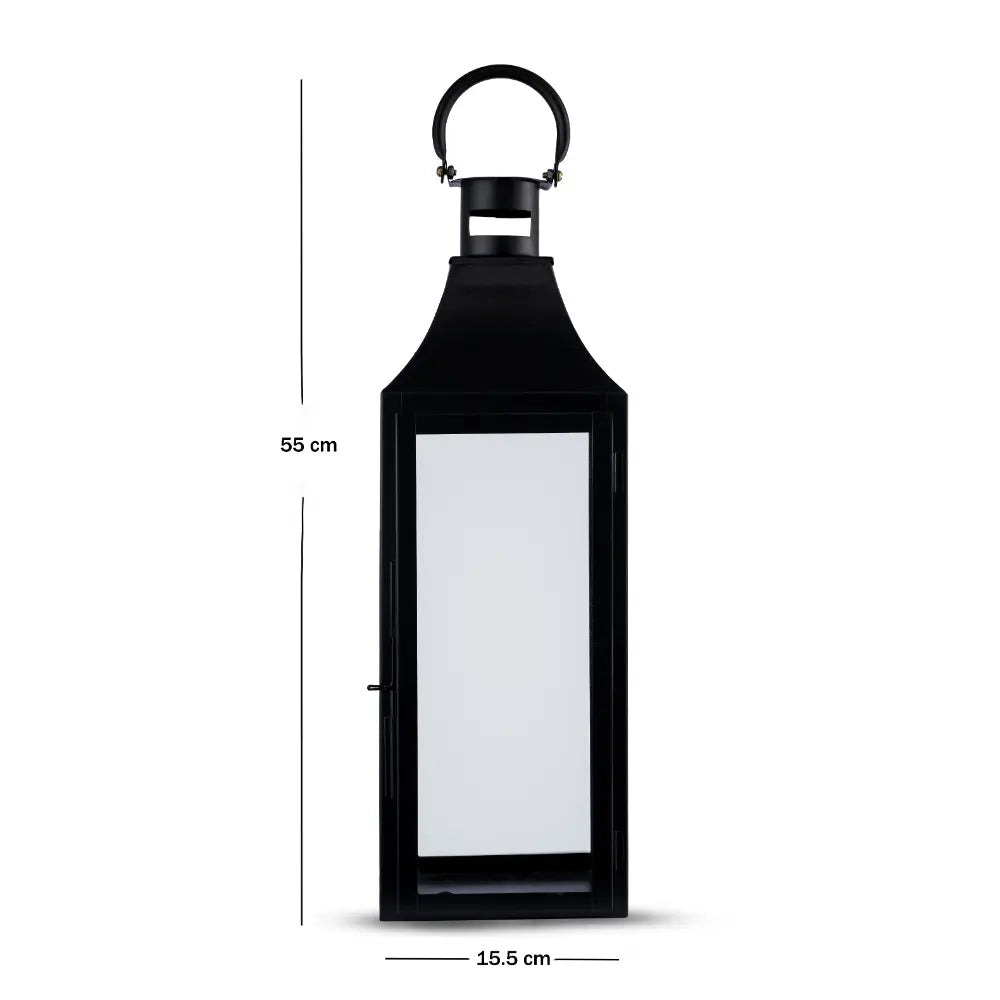 Grand Manor Lantern Black Medium