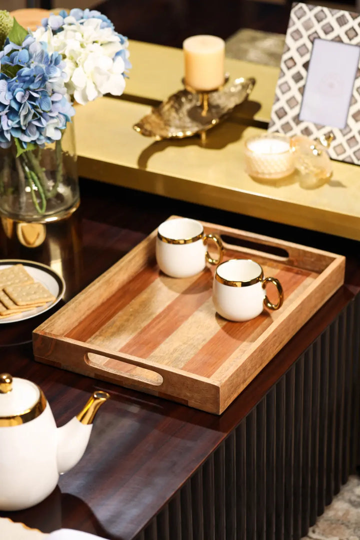 Nature's Touch Wooden Tray