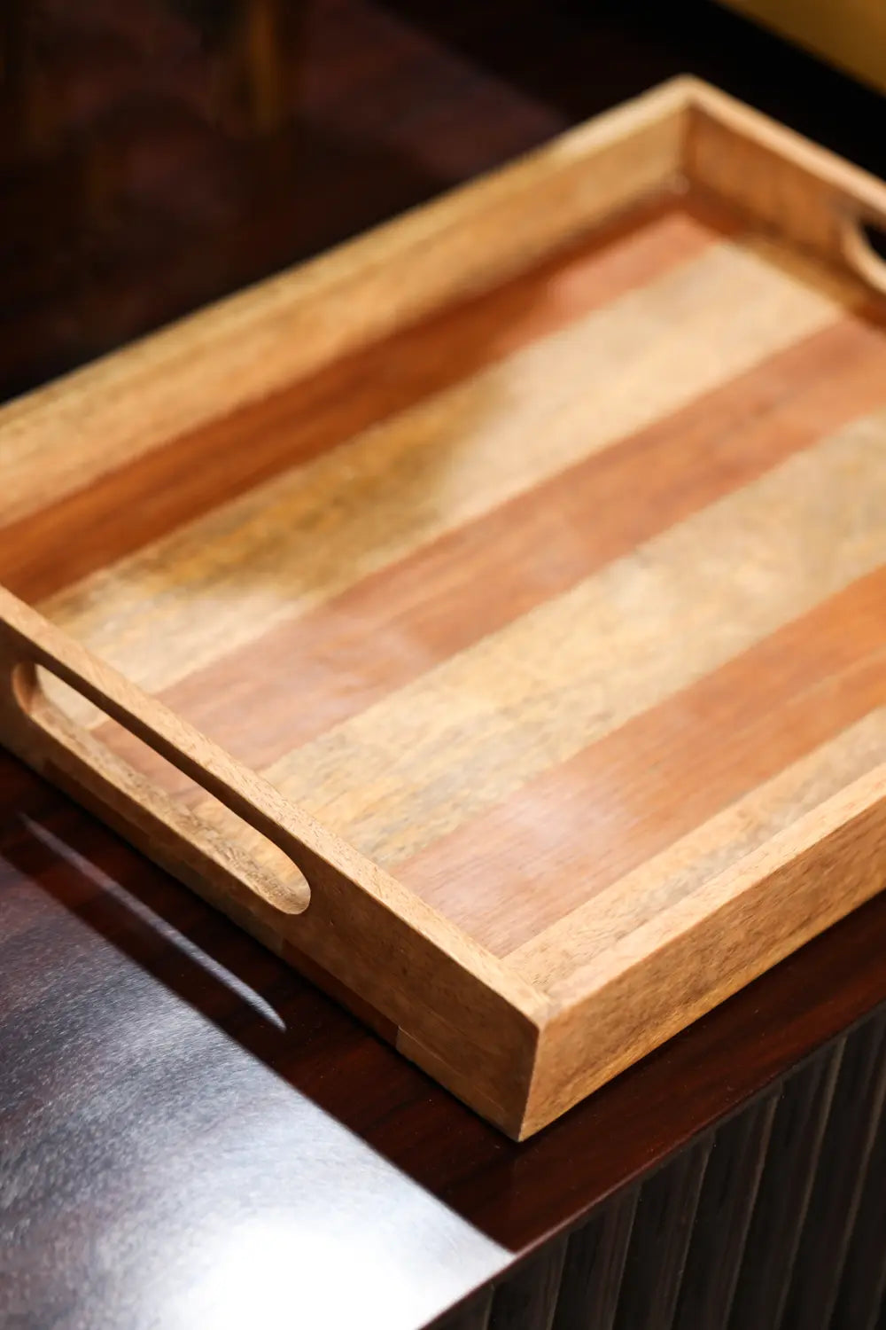 Nature's Touch Wooden Tray