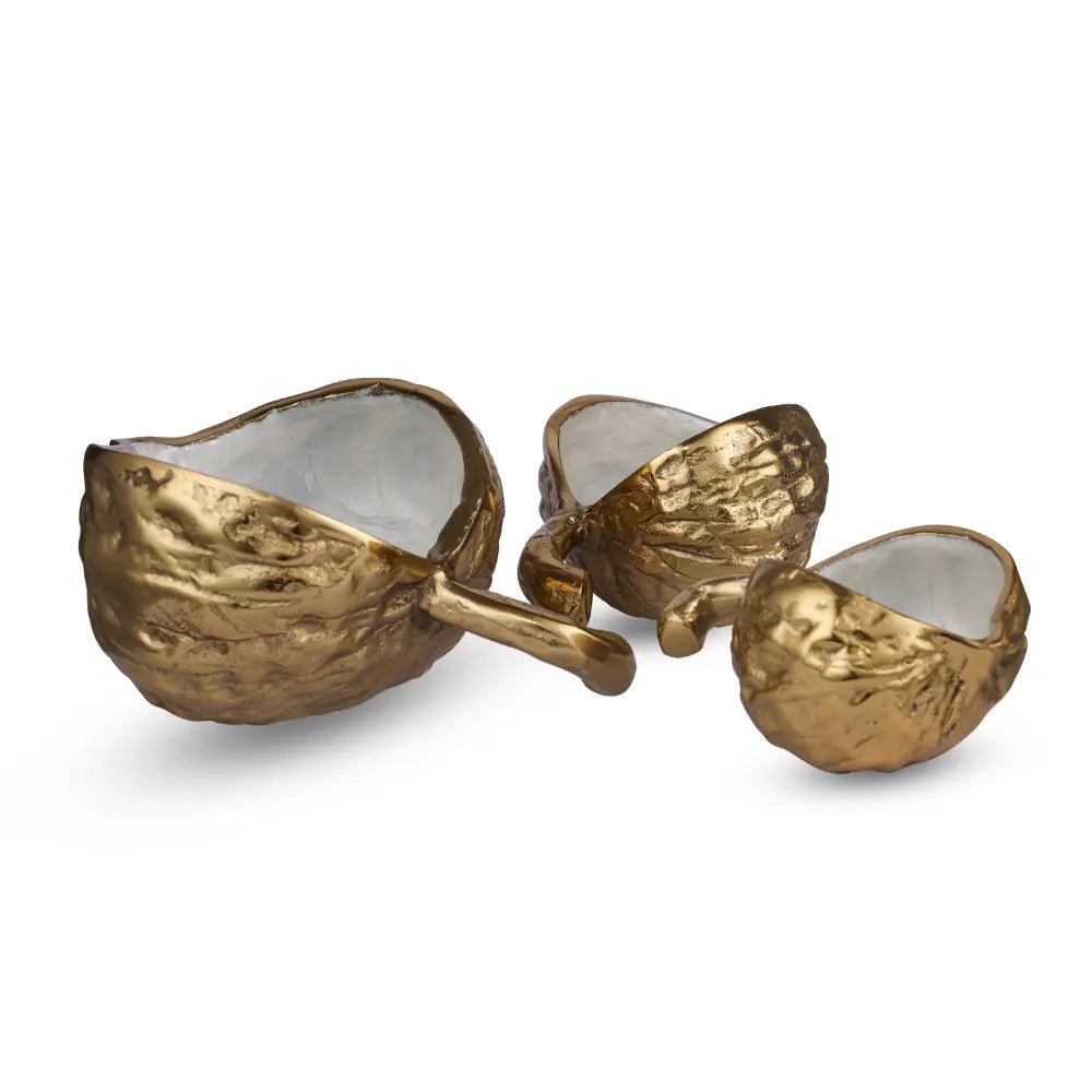 Gold Shell Serving Set