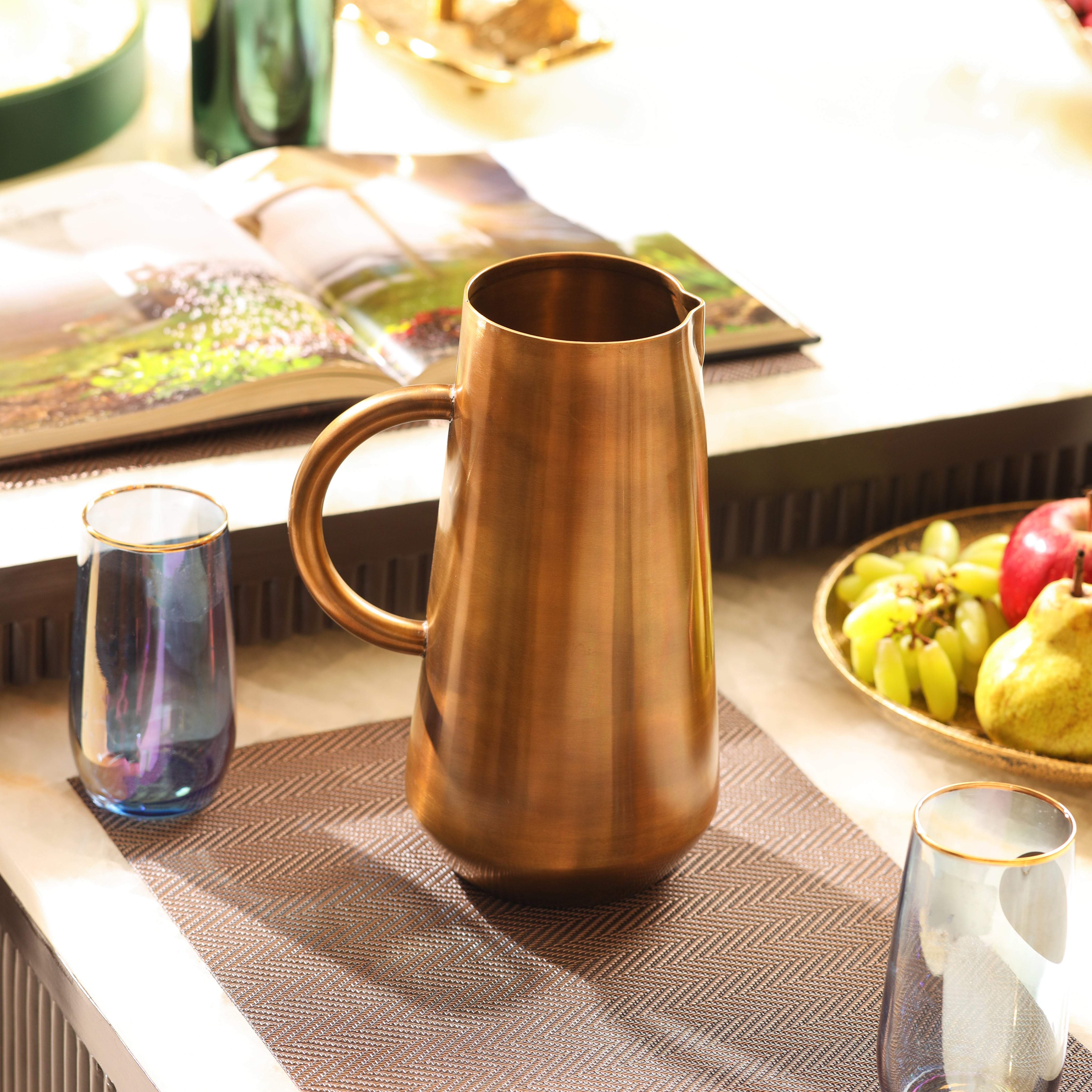 Vintage Charm Brass Jug