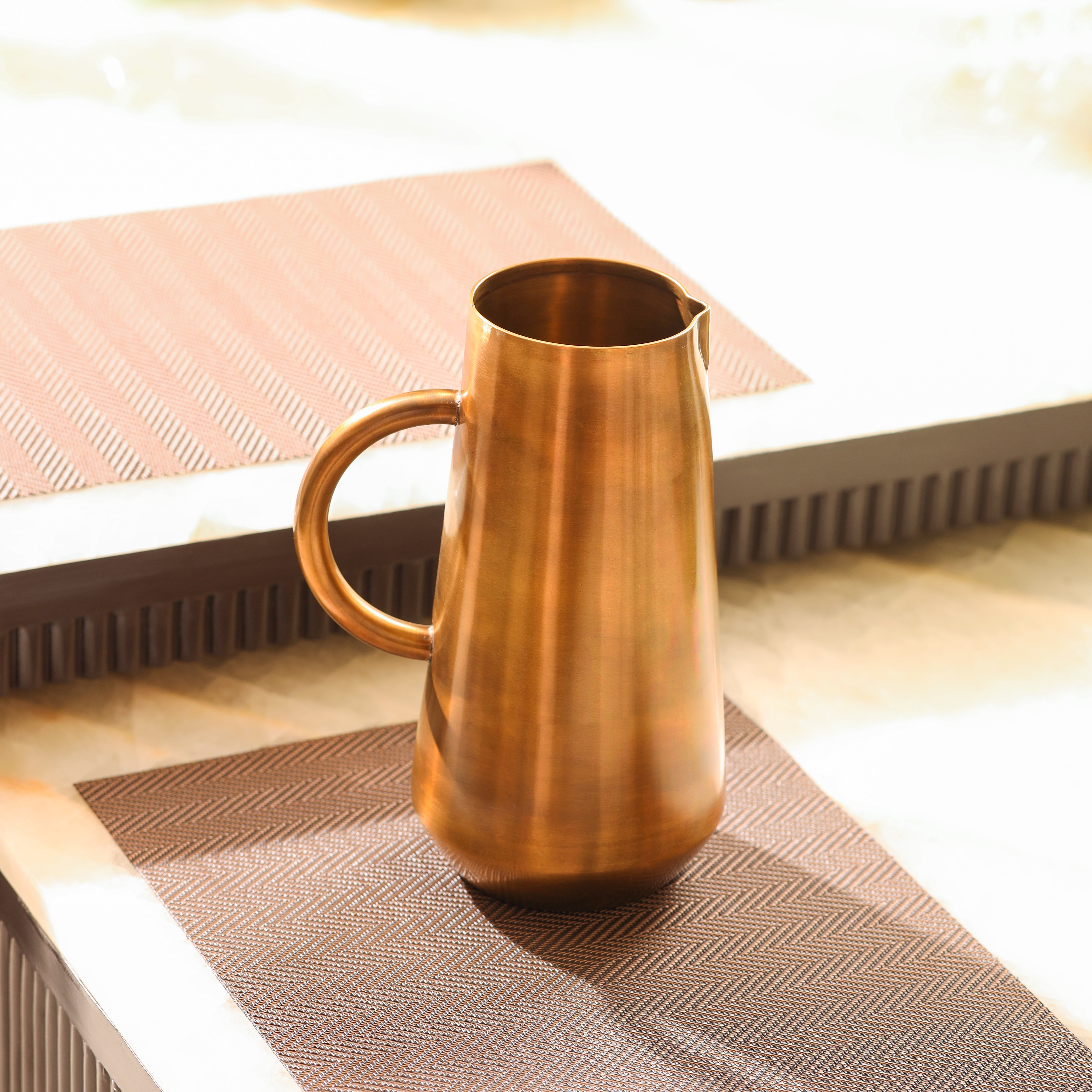 Vintage Charm Brass Jug