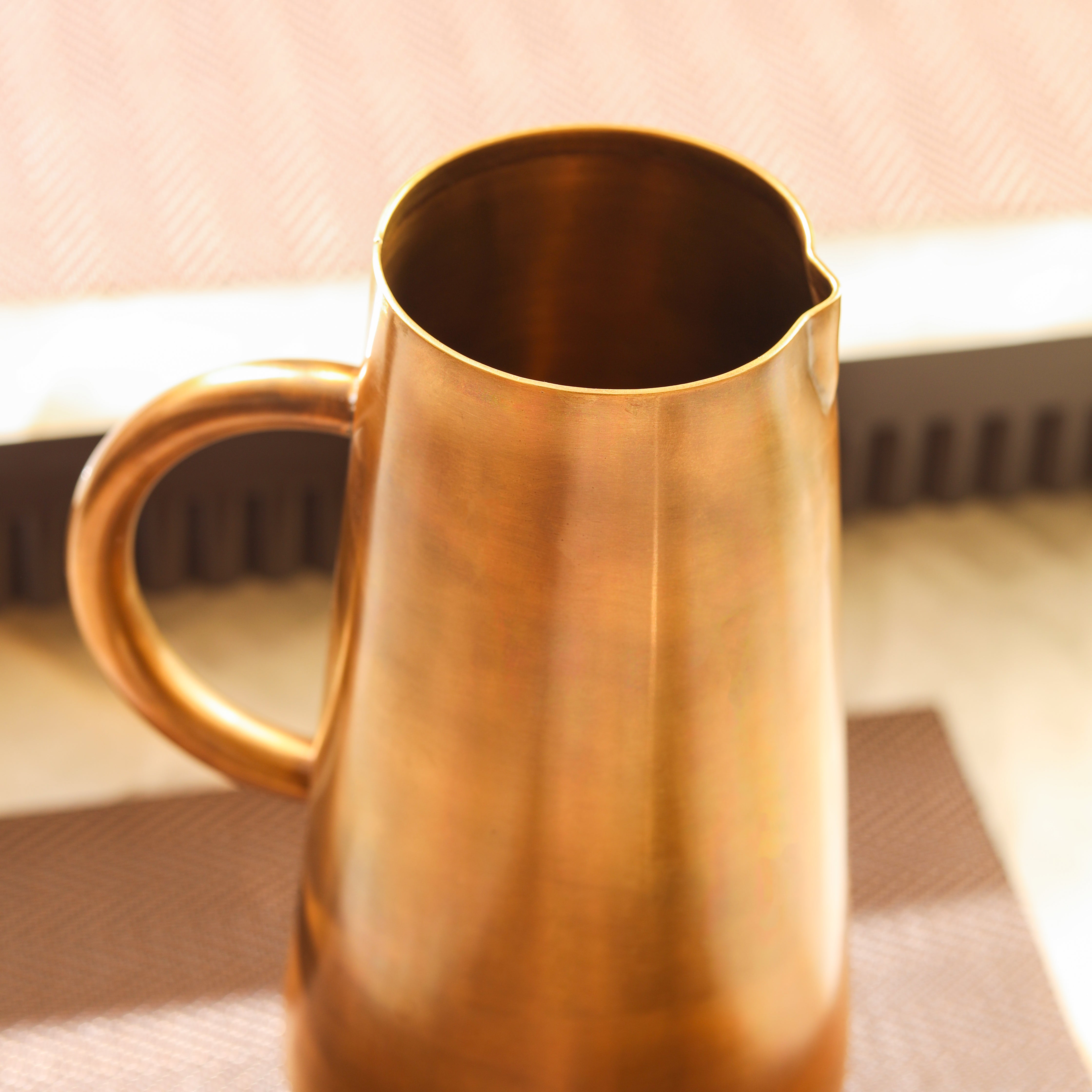 Vintage Charm Brass Jug