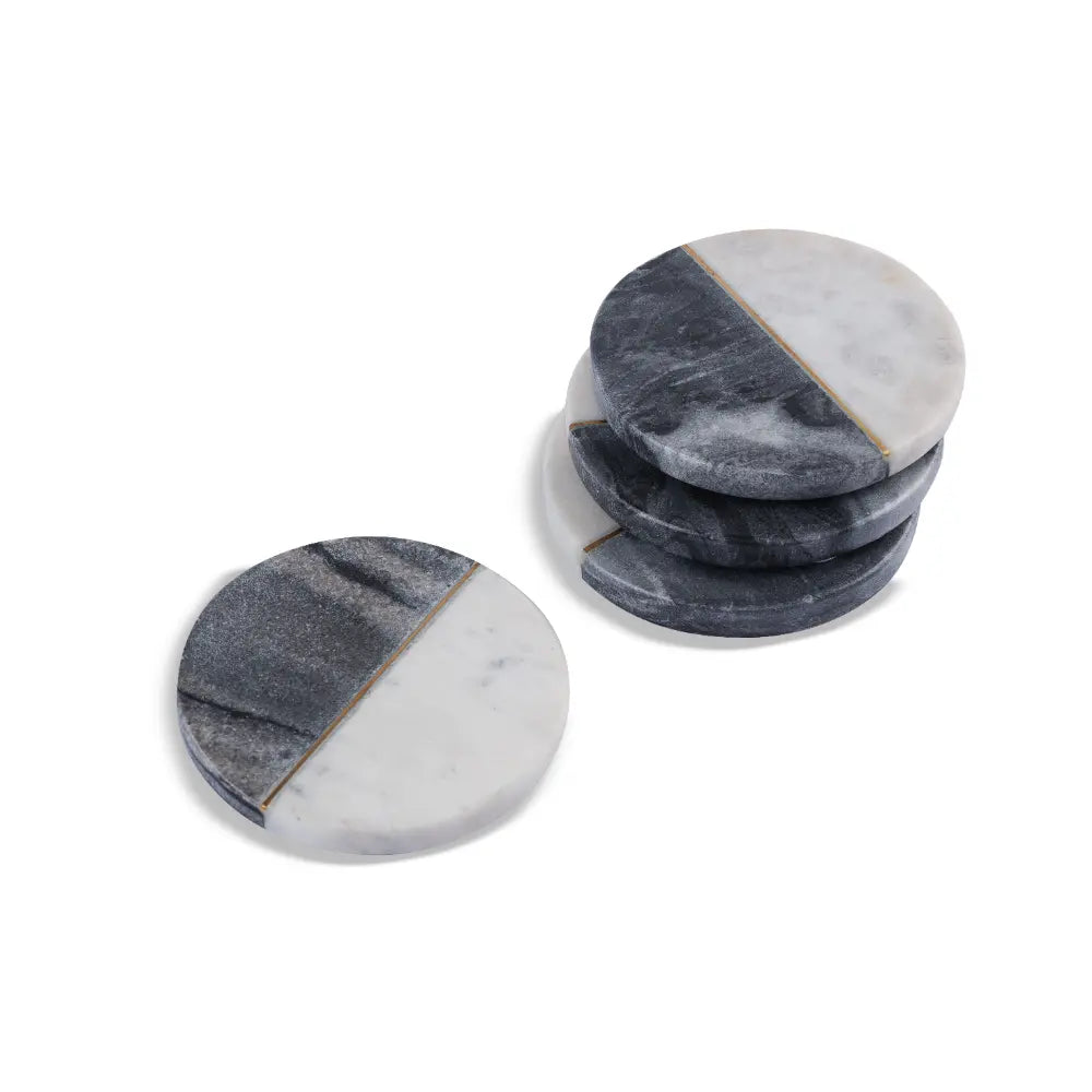 Dual Tone Circle Coasters