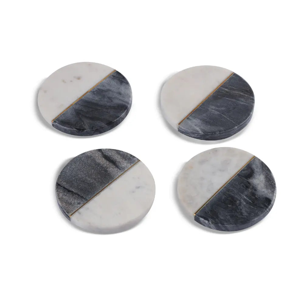 Dual Tone Circle Coasters