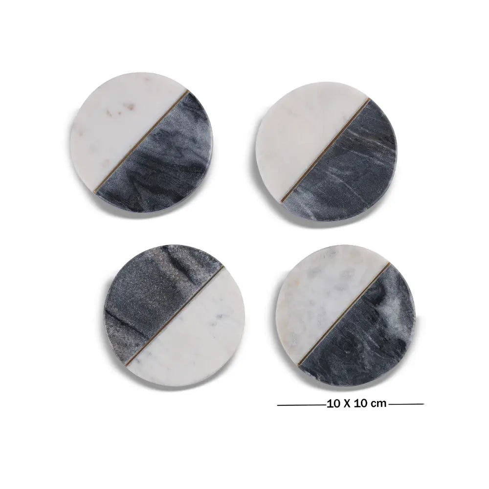 Dual Tone Circle Coasters