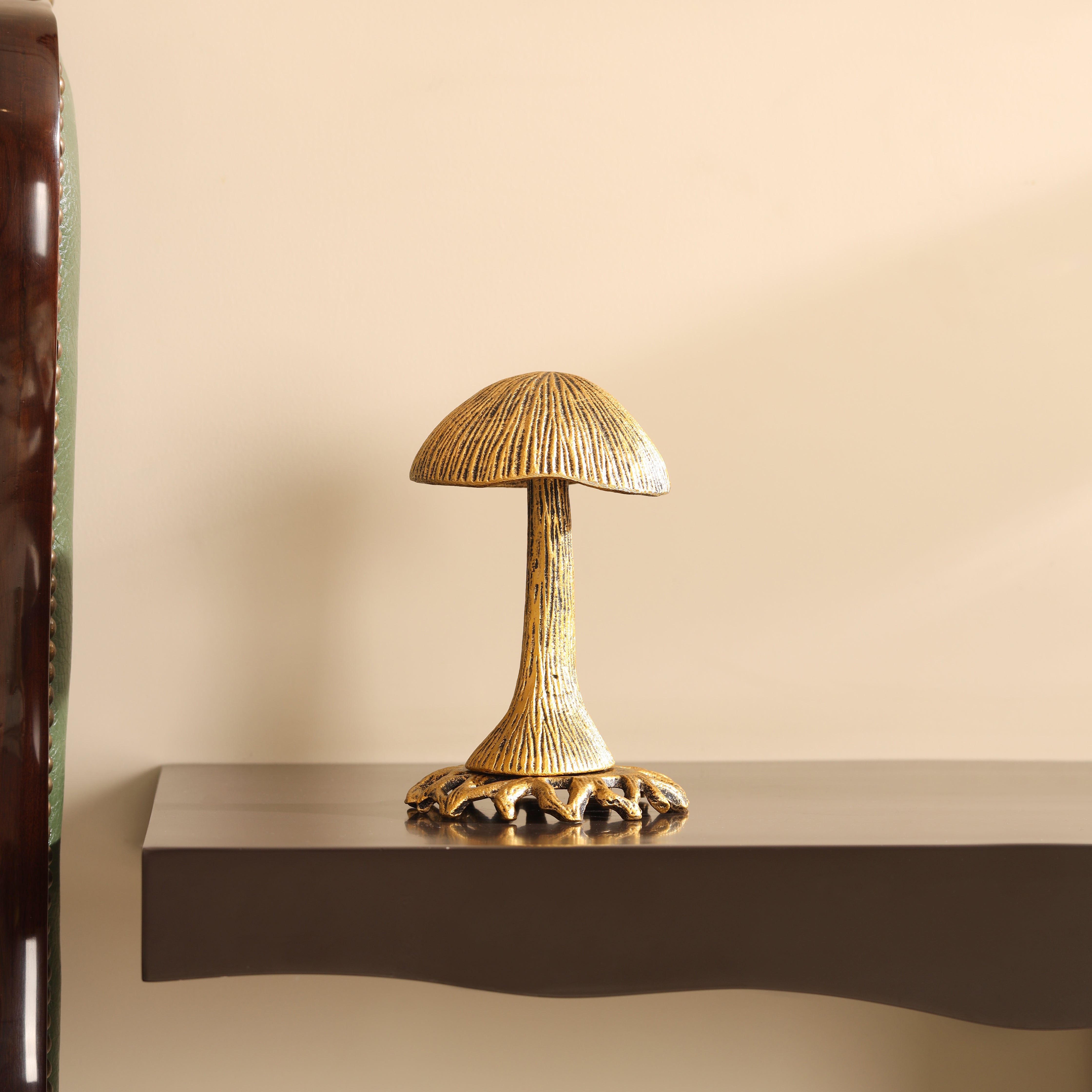 Rustic Mushroom Sculpture