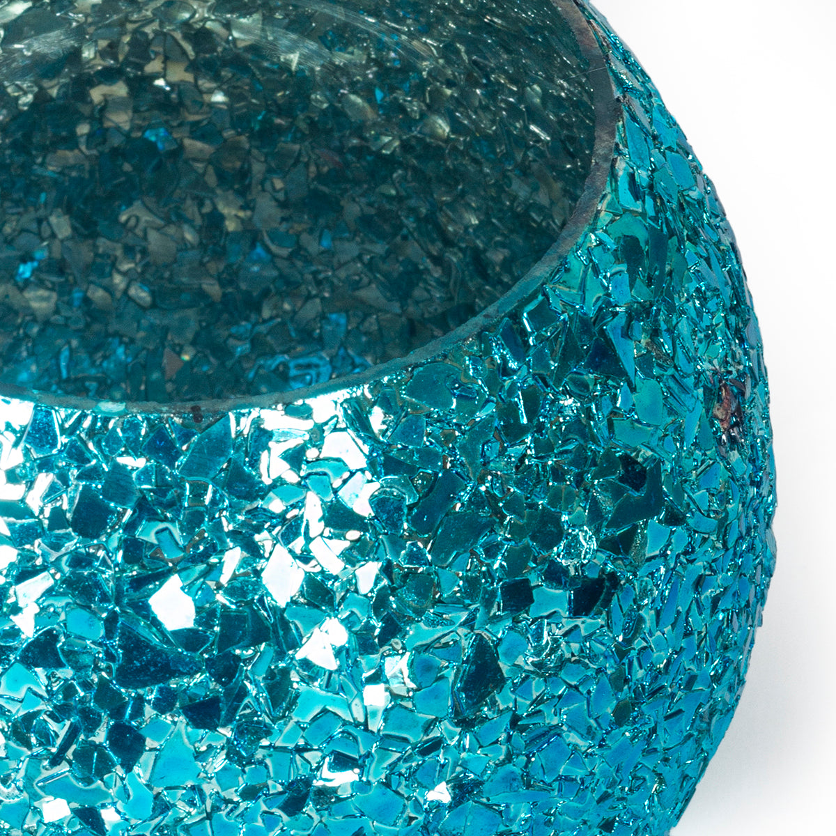 Luminous Glitter Votive-Blue