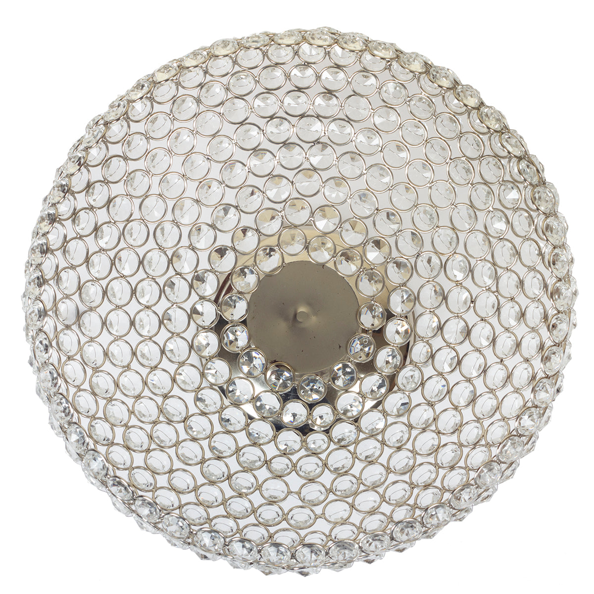 Luxe Crystal Bowl – Silver Grace Edition