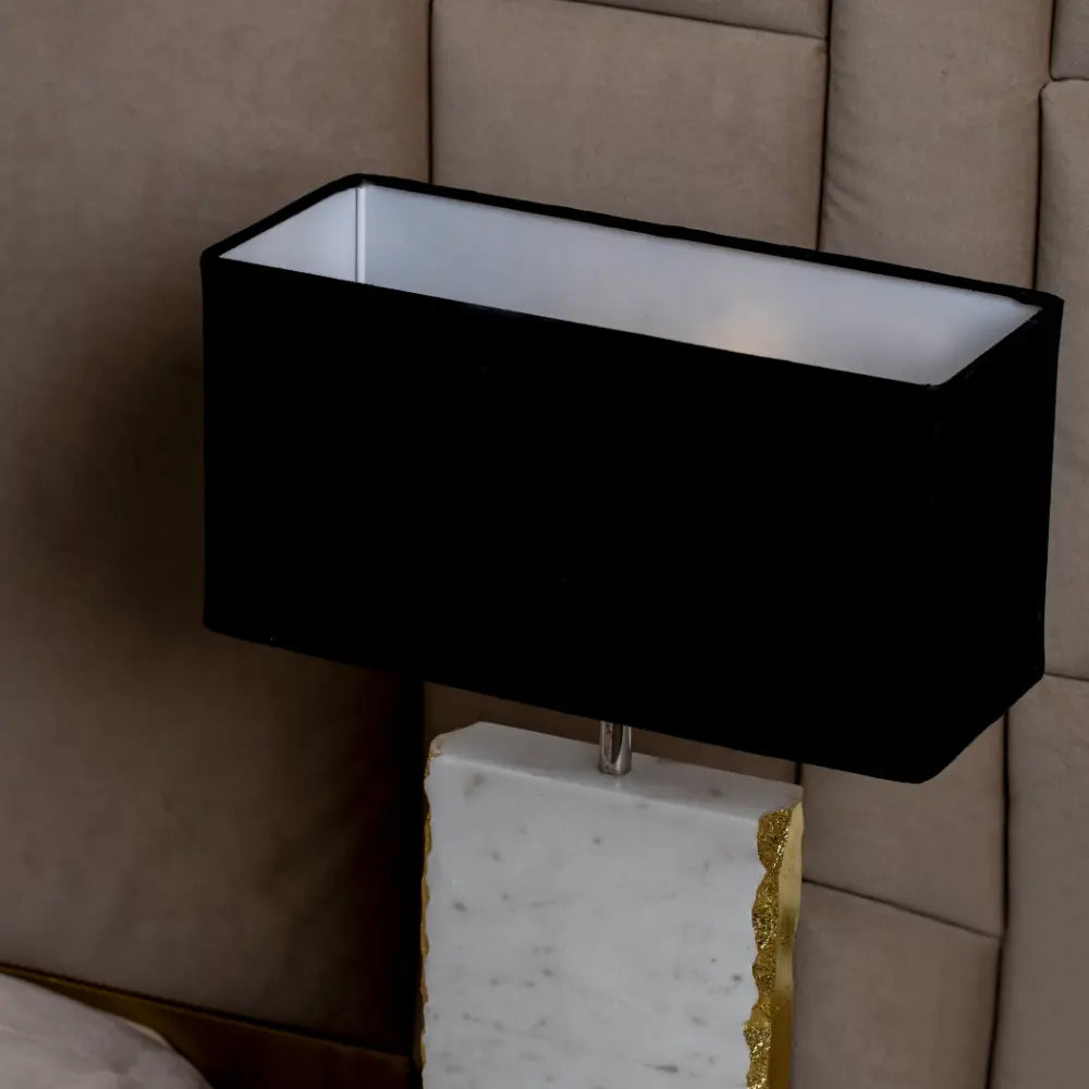 Ebony Marble Lamp