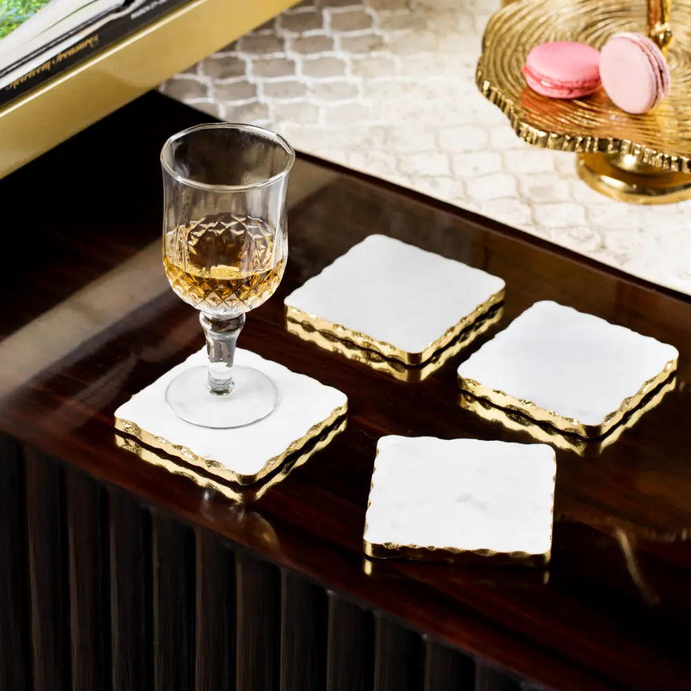 Luxe Marble Square Coasters