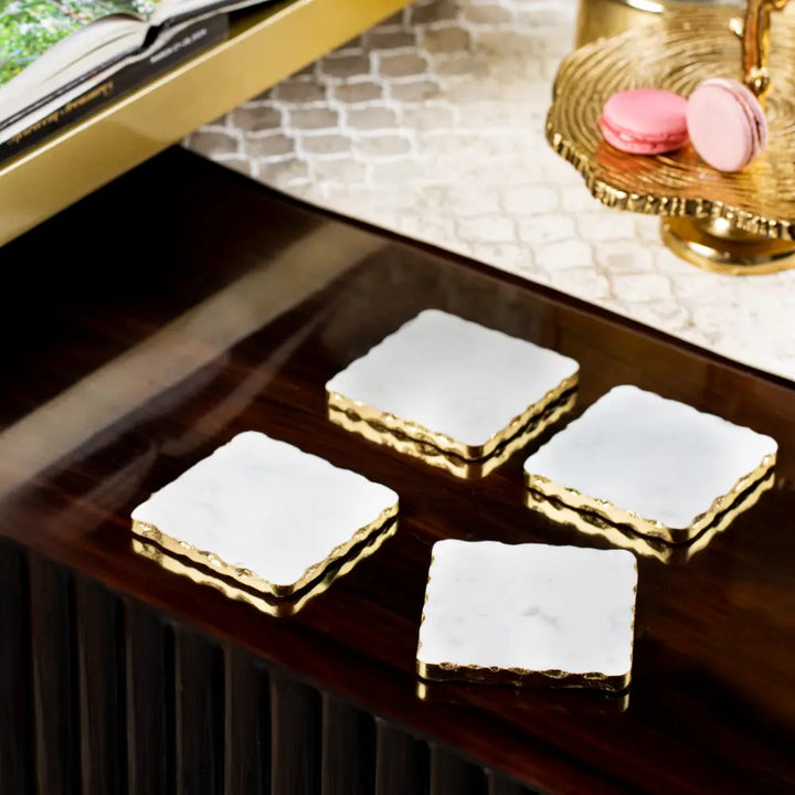 Luxe Marble Square Coasters