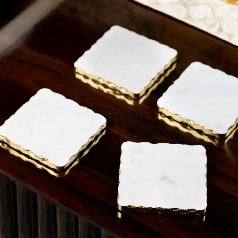 Luxe Marble Square Coasters