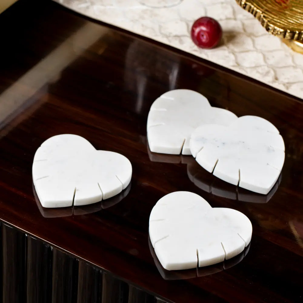 Heart of Marble Coasters