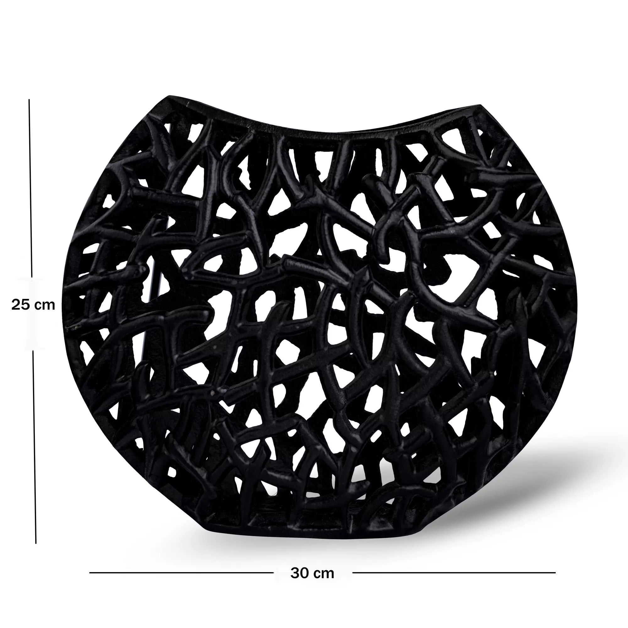 Black Net vase
