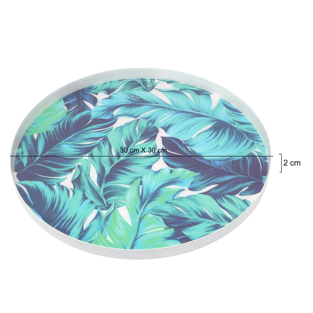 Island Palm Metal Plate