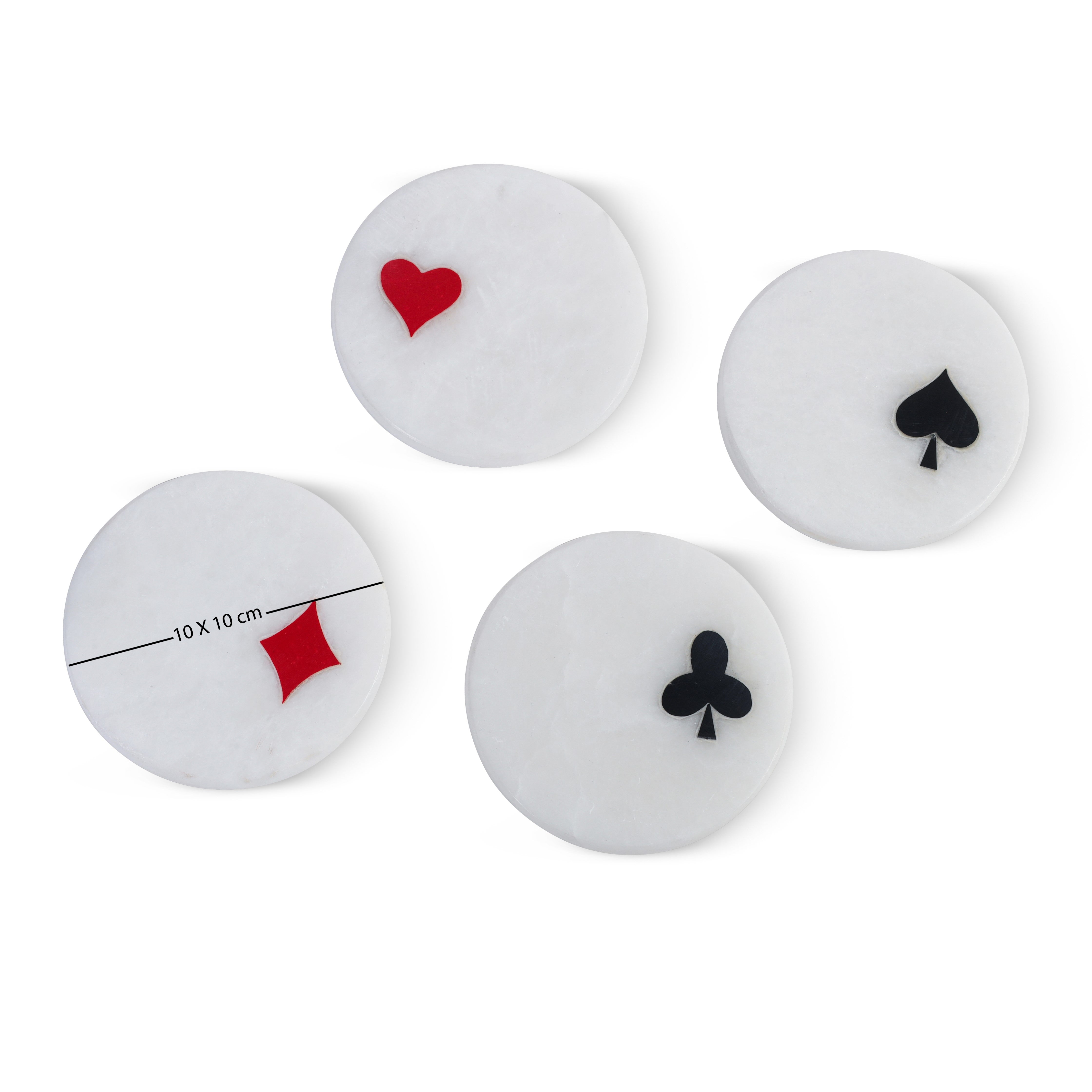PARAMI Gift Box-Casino Charm Coaster Set