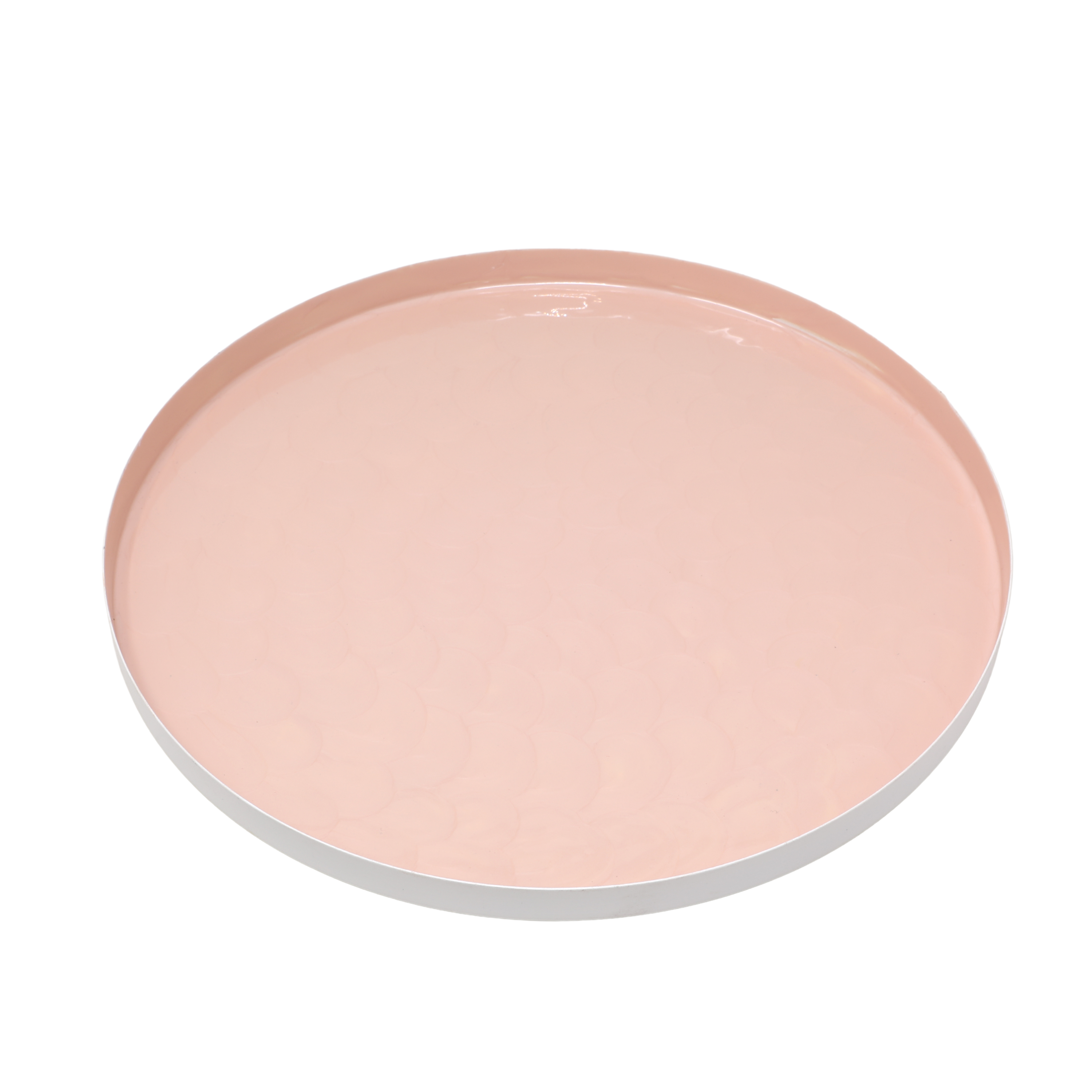 Peach Glow Metal Plate
