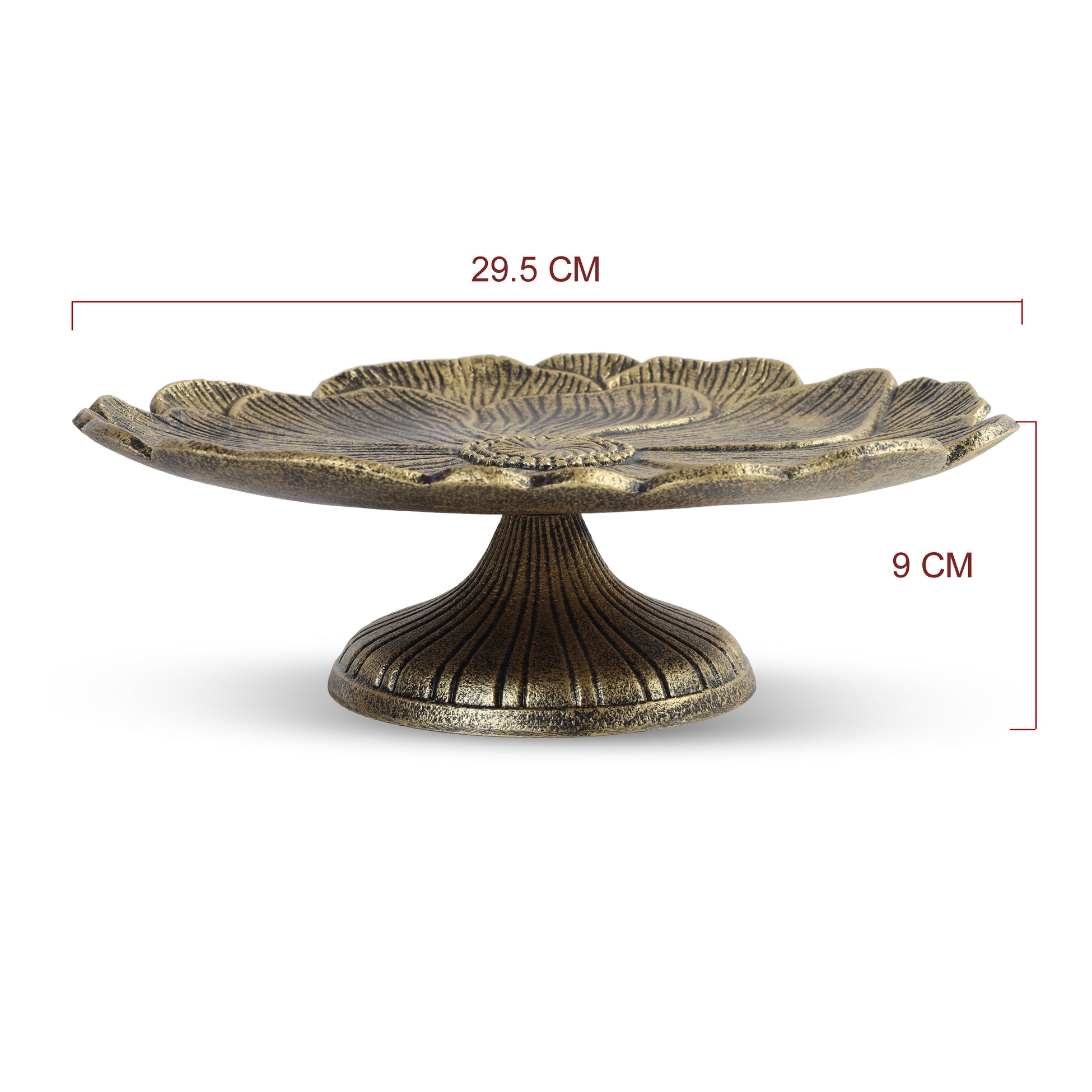 Antique Bloom Pedestal Stand - Large