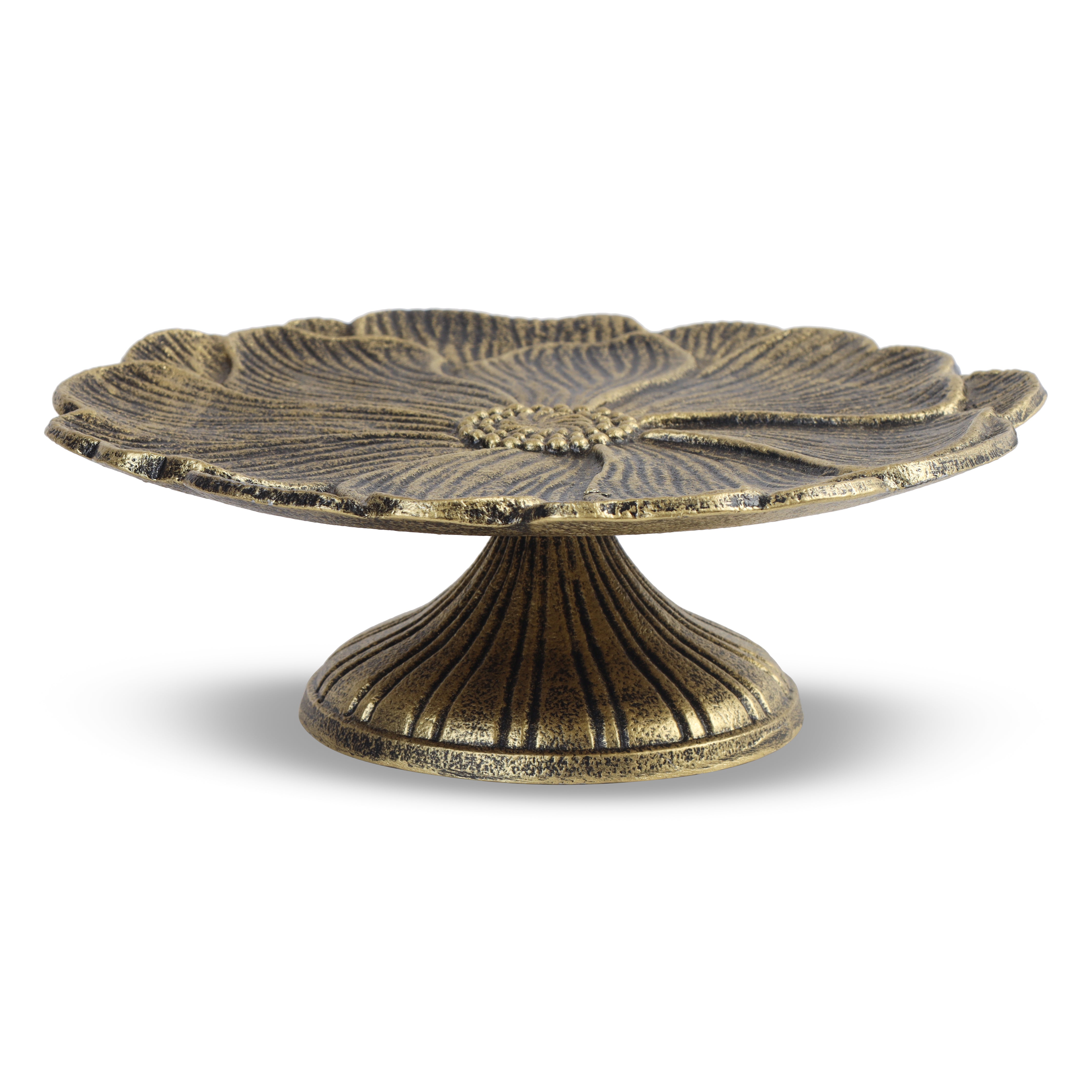 Antique Bloom Pedestal Stand - Small