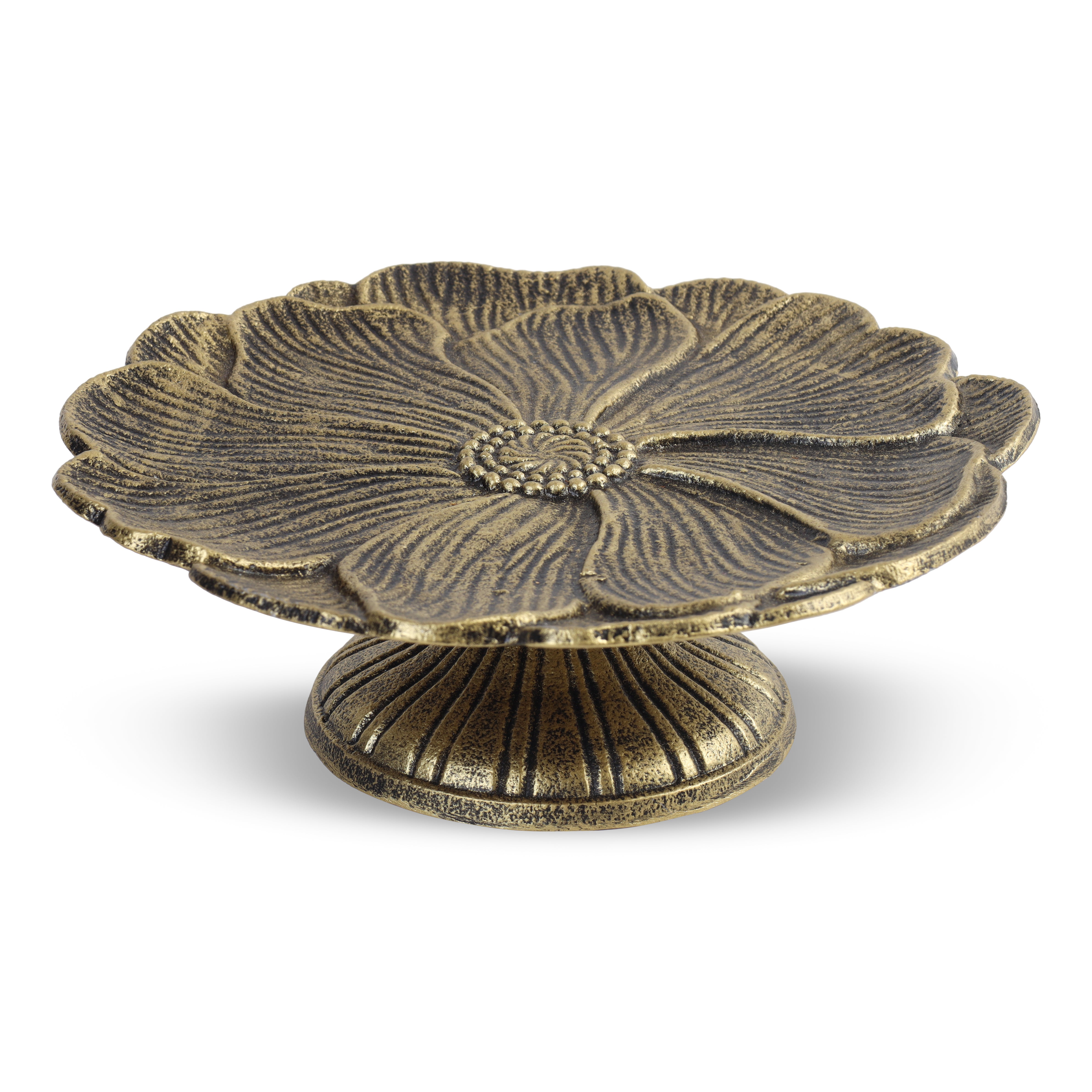 Antique Bloom Pedestal Stand - Small