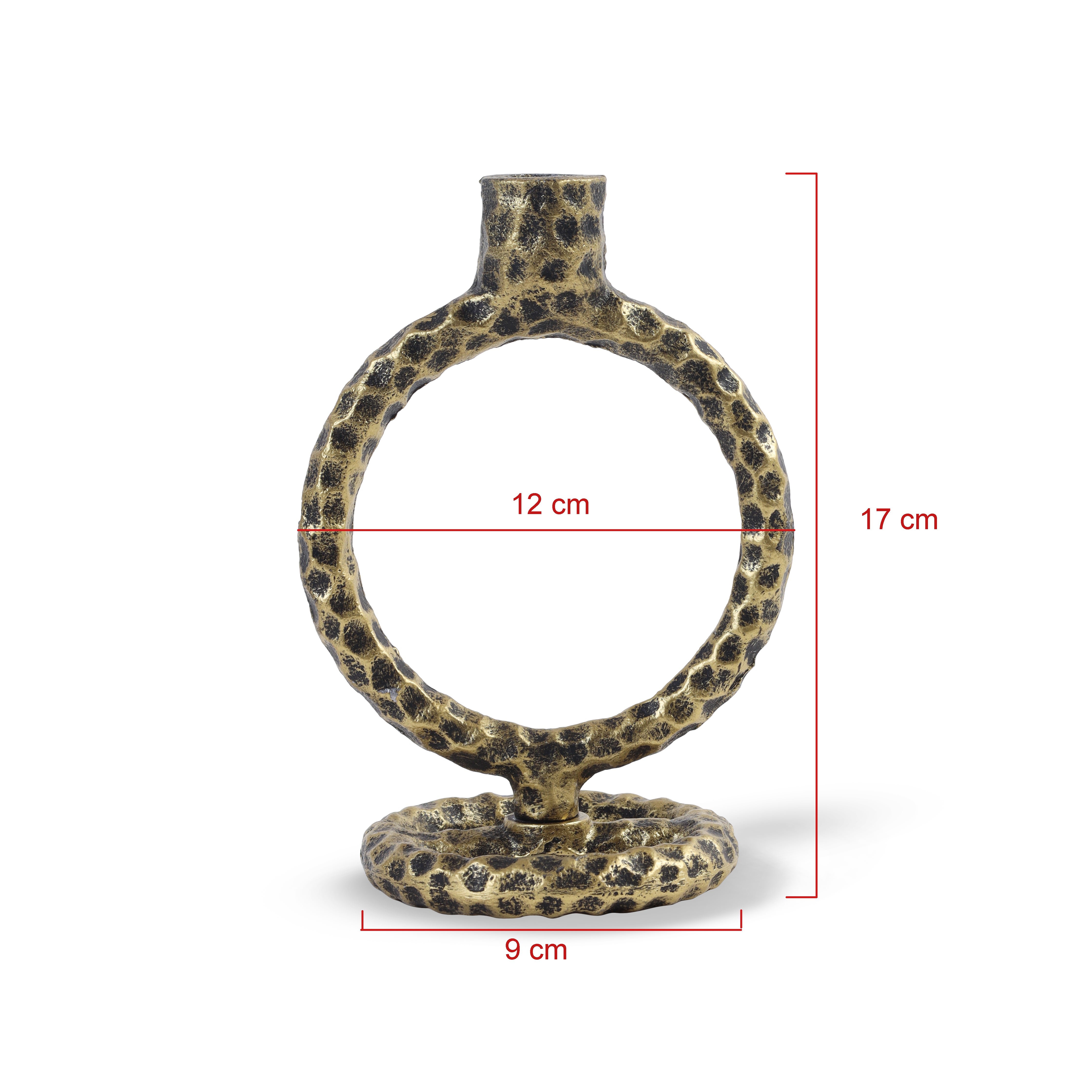 Rustic Radiant Ring Candleholders-Set of 3