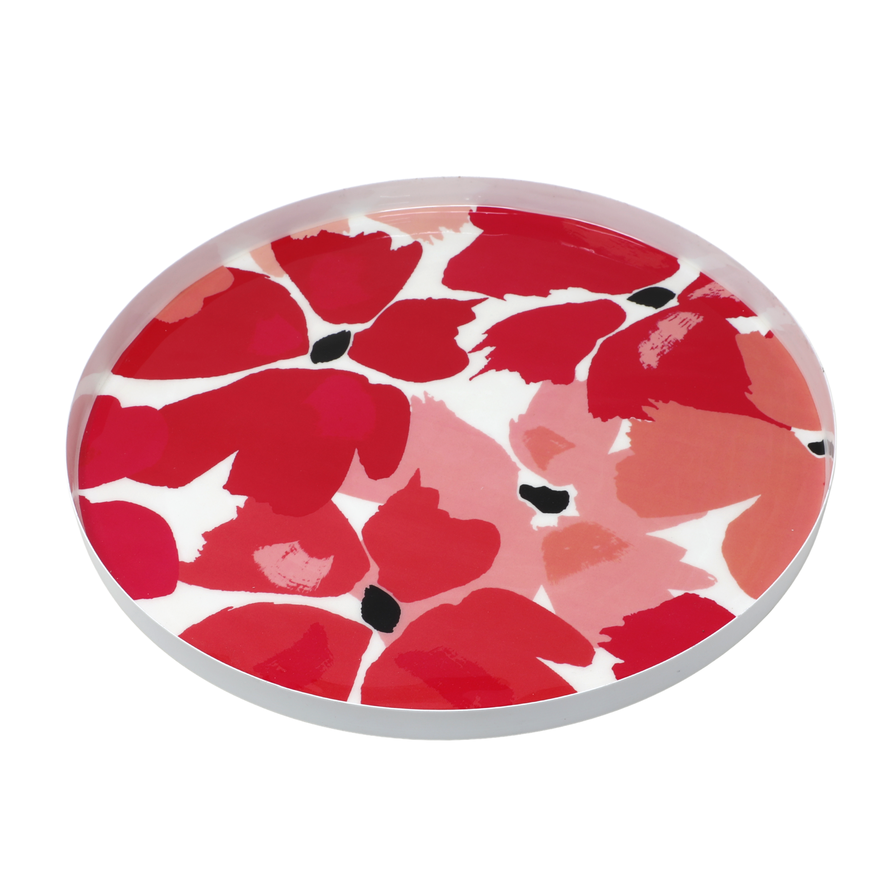 Scarlet Bloom Metal Plate