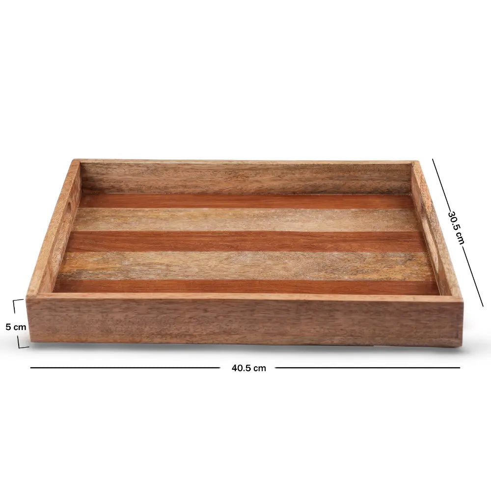 Nature's Touch Wooden Tray