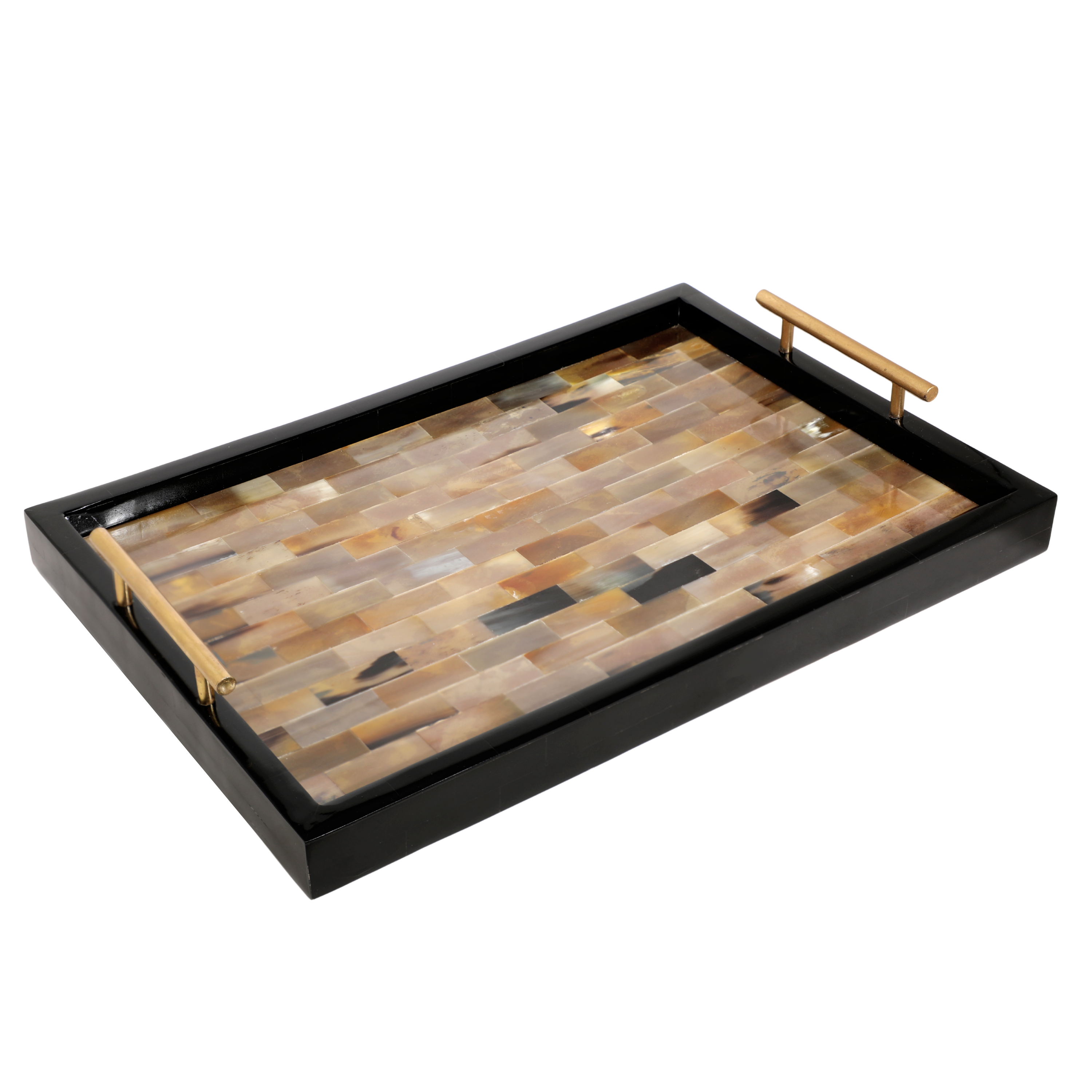 Black Horn Accent Tray