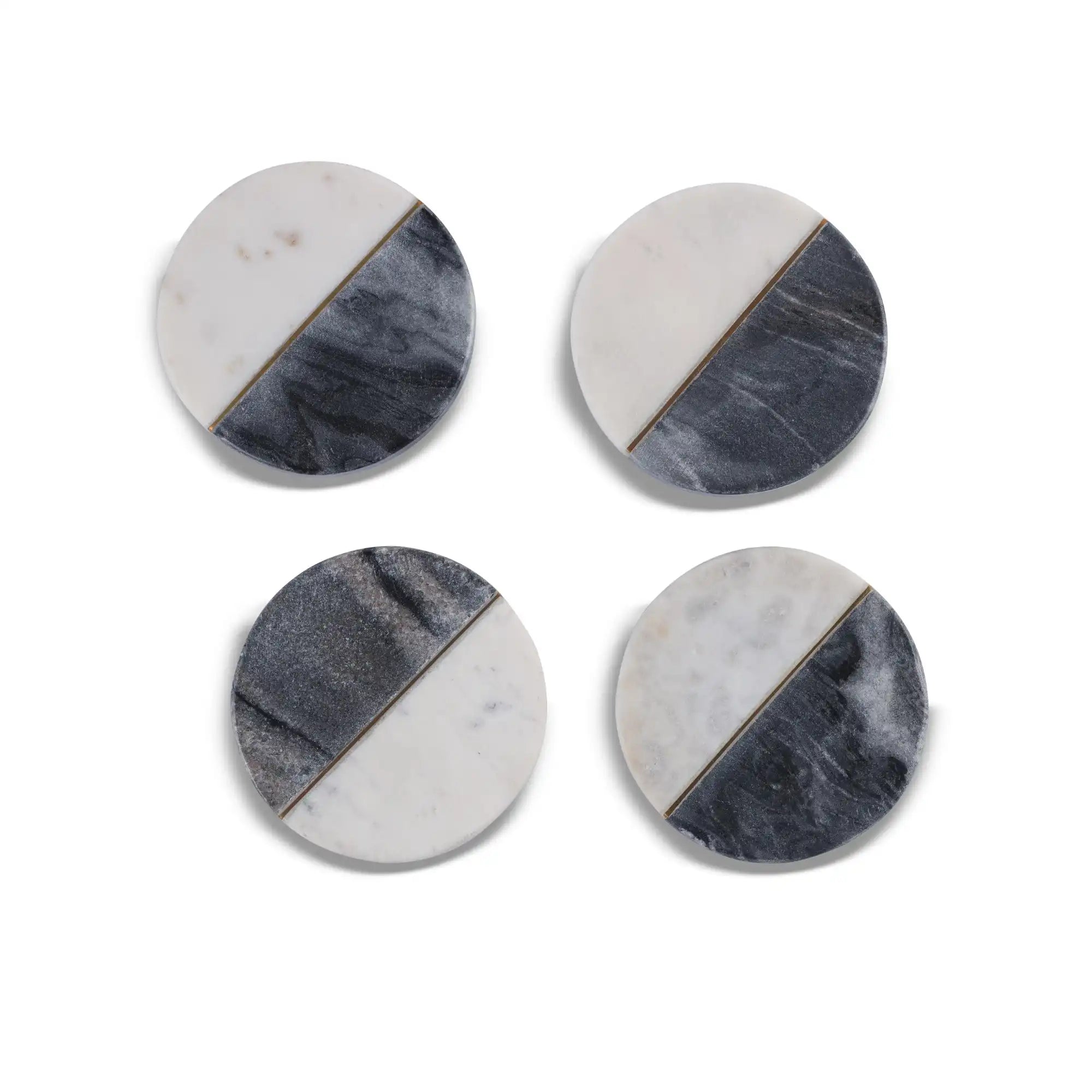 Dual Tone Circle Coasters