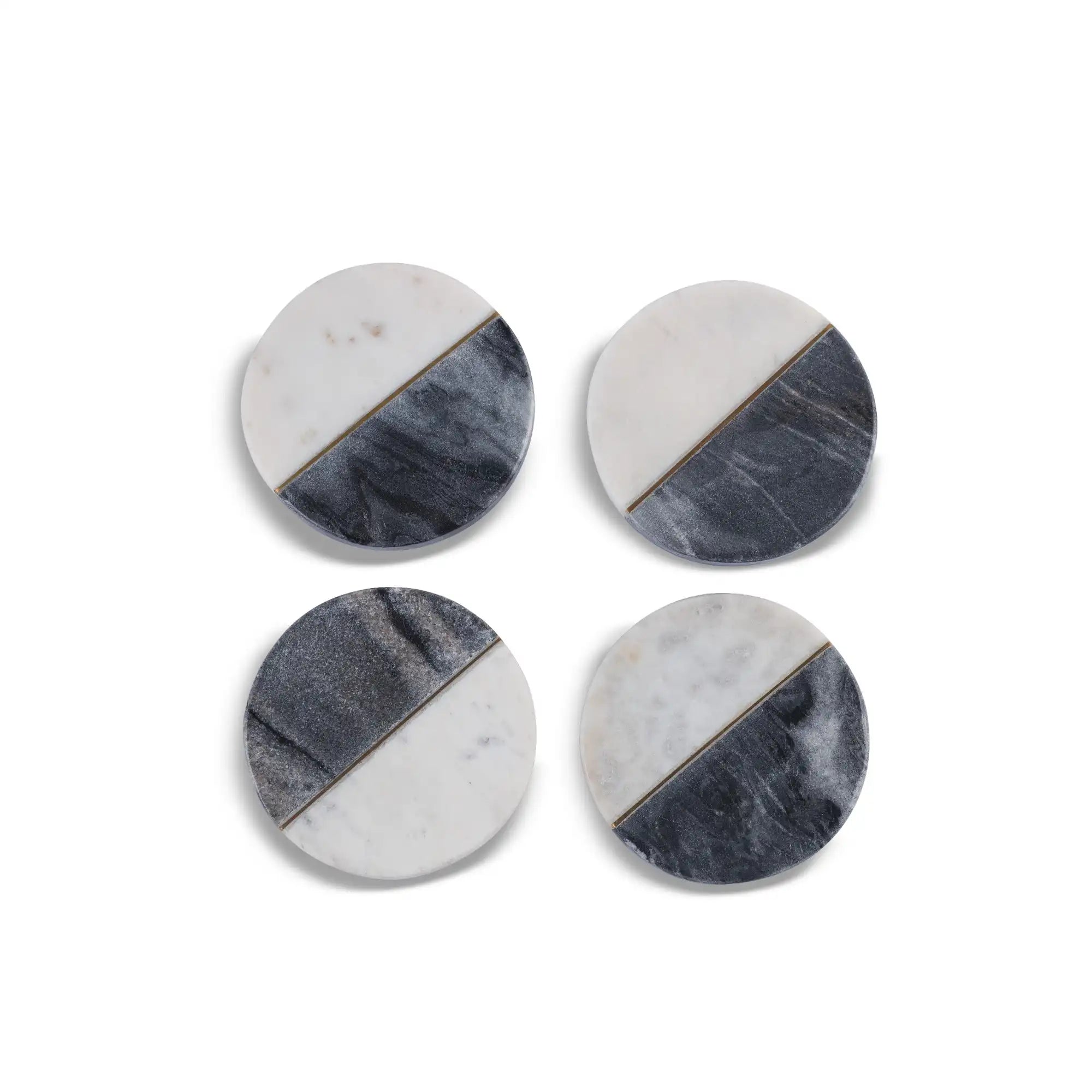 Dual Tone Circle Coasters