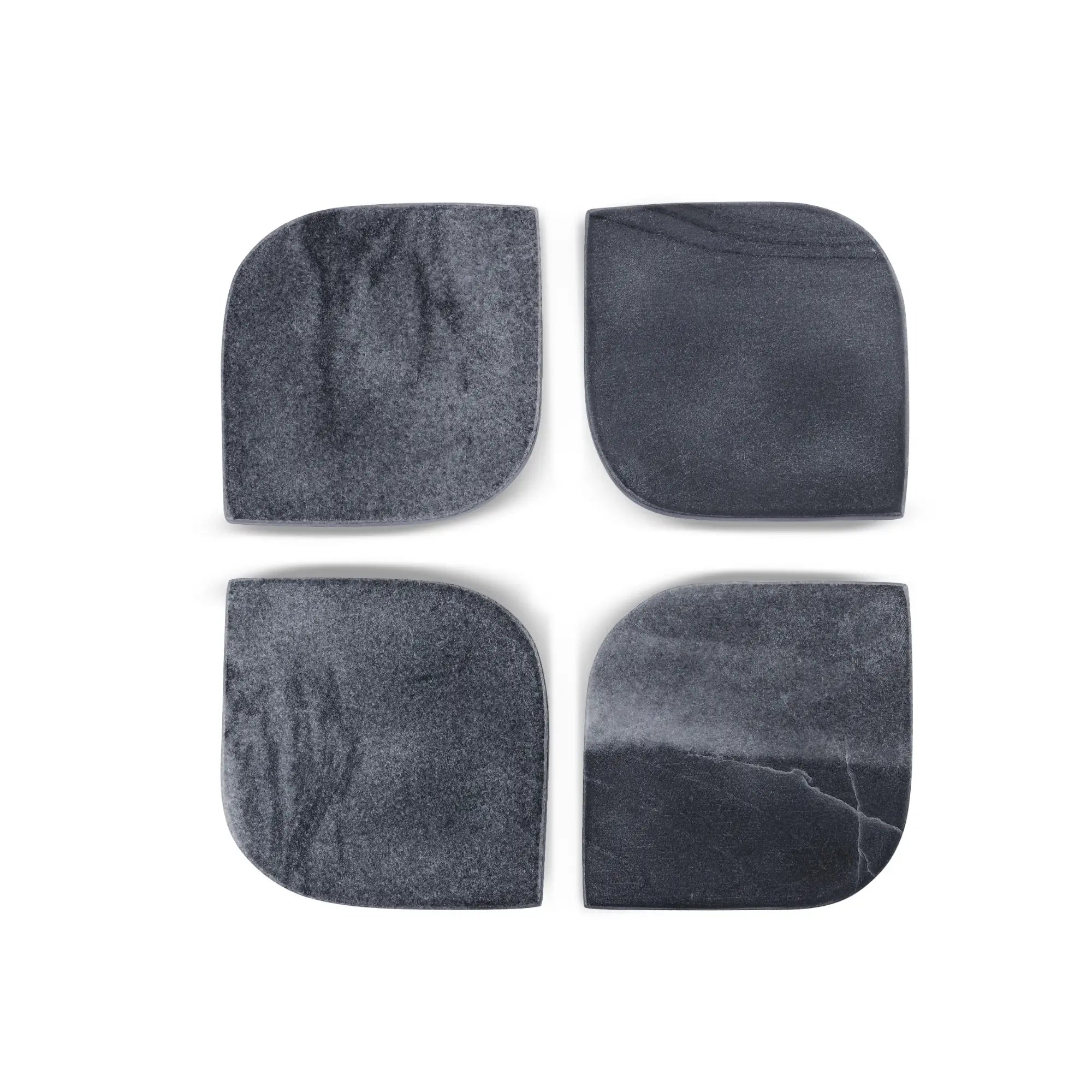 Grey Leaf Coasters