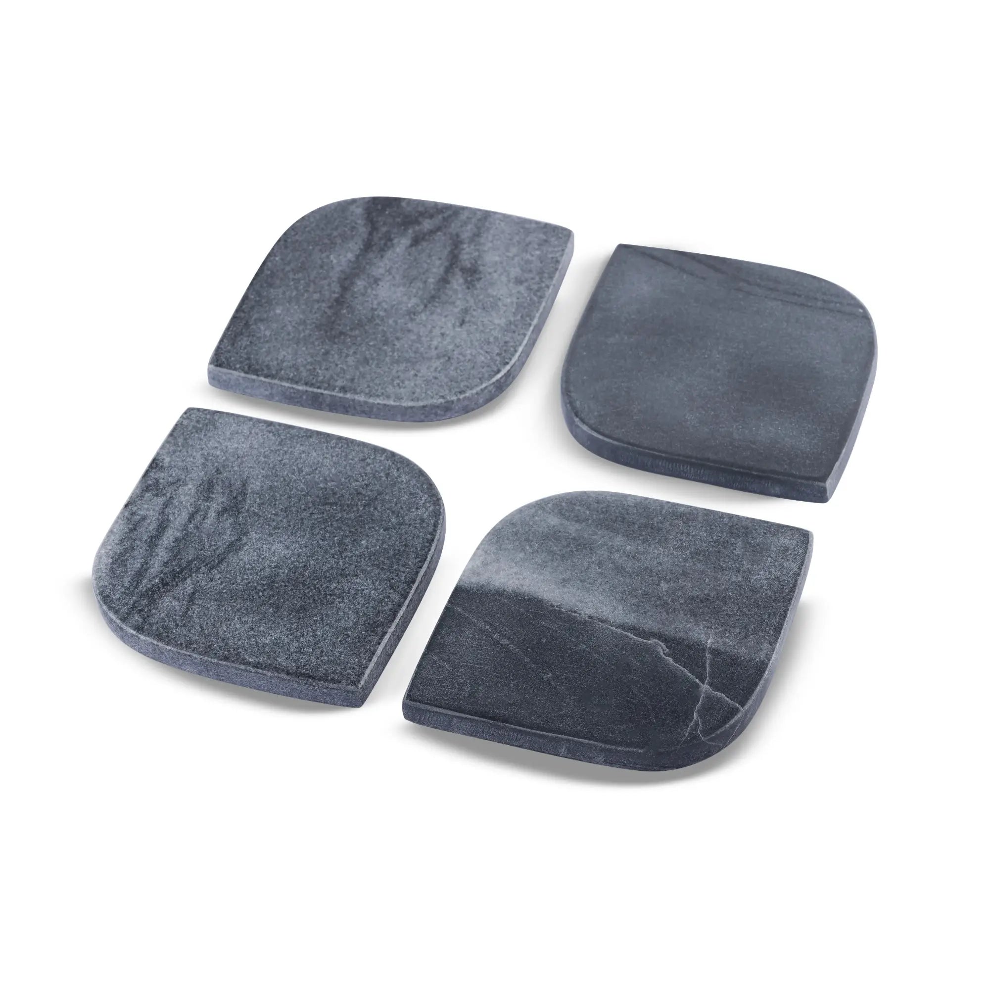 Grey Leaf Coasters