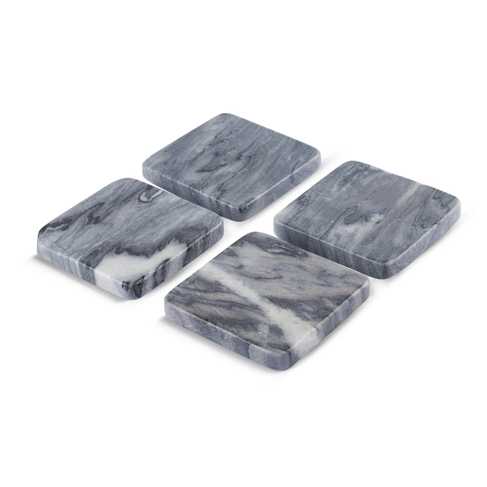 Grey Marble Square Coasters