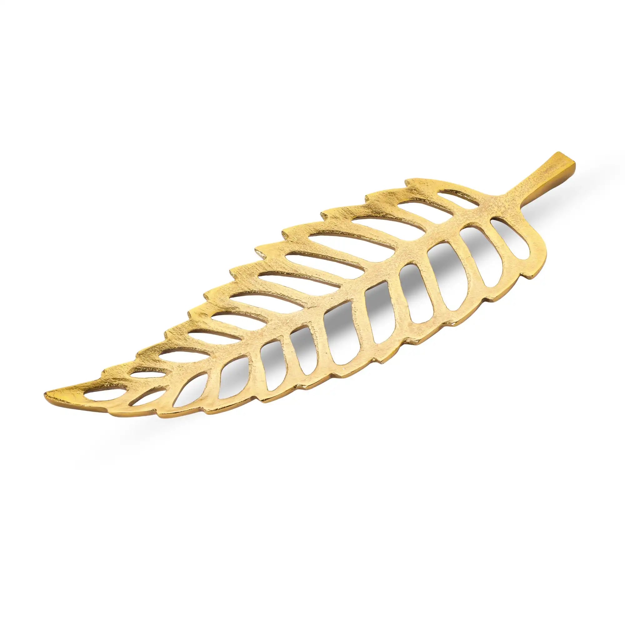 Golden Fern Decorative Tray