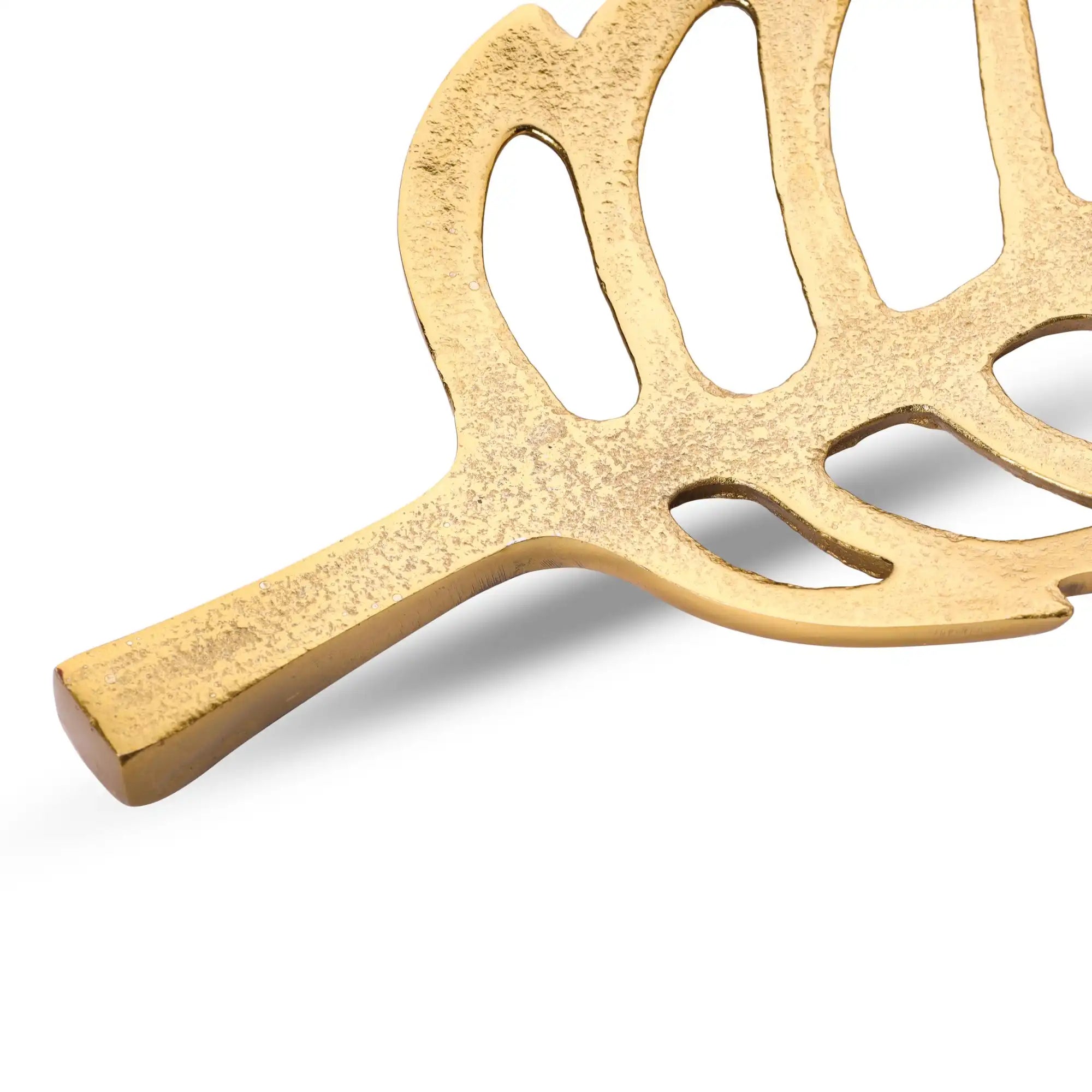 Golden Fern Decorative Tray