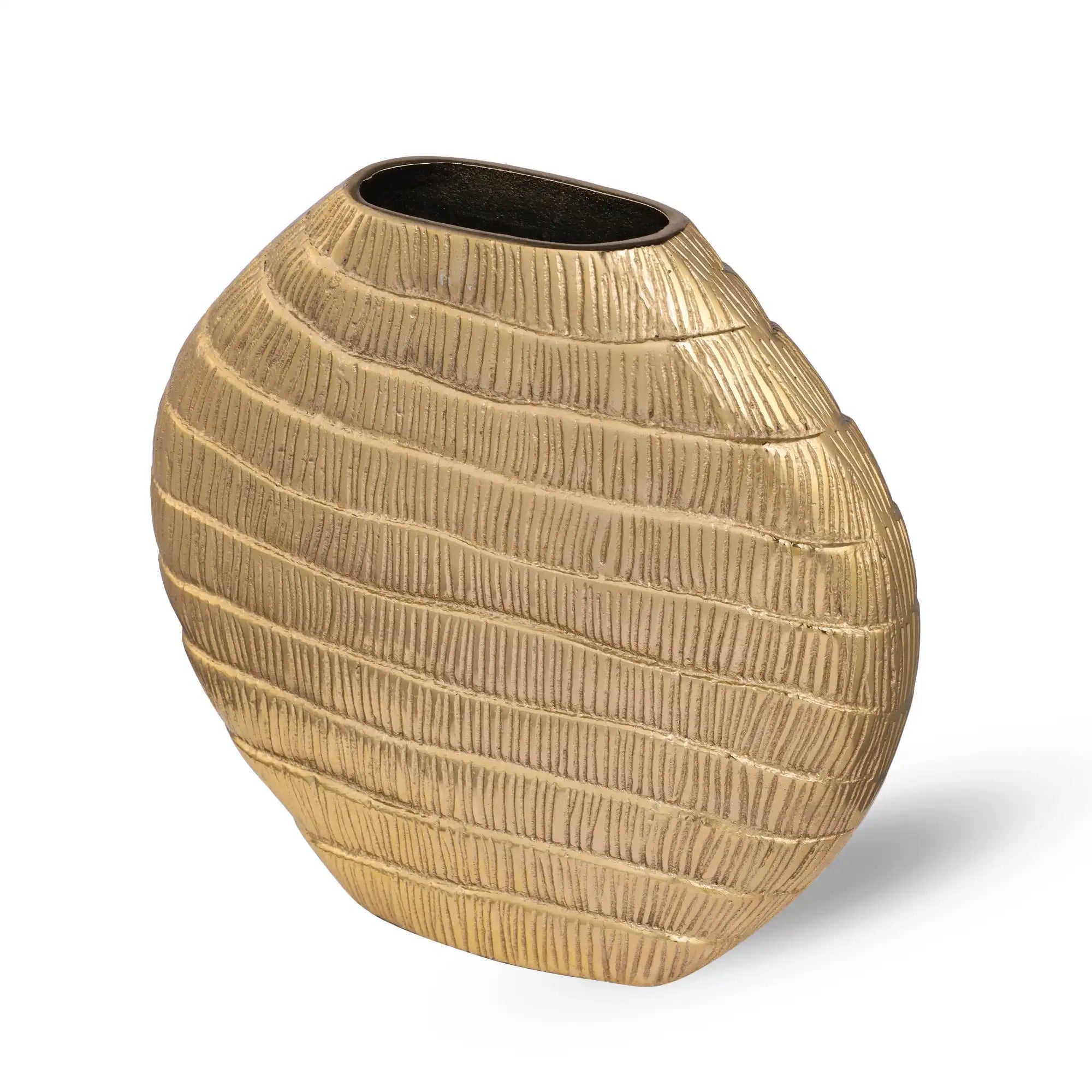 Radiant Gold Vase