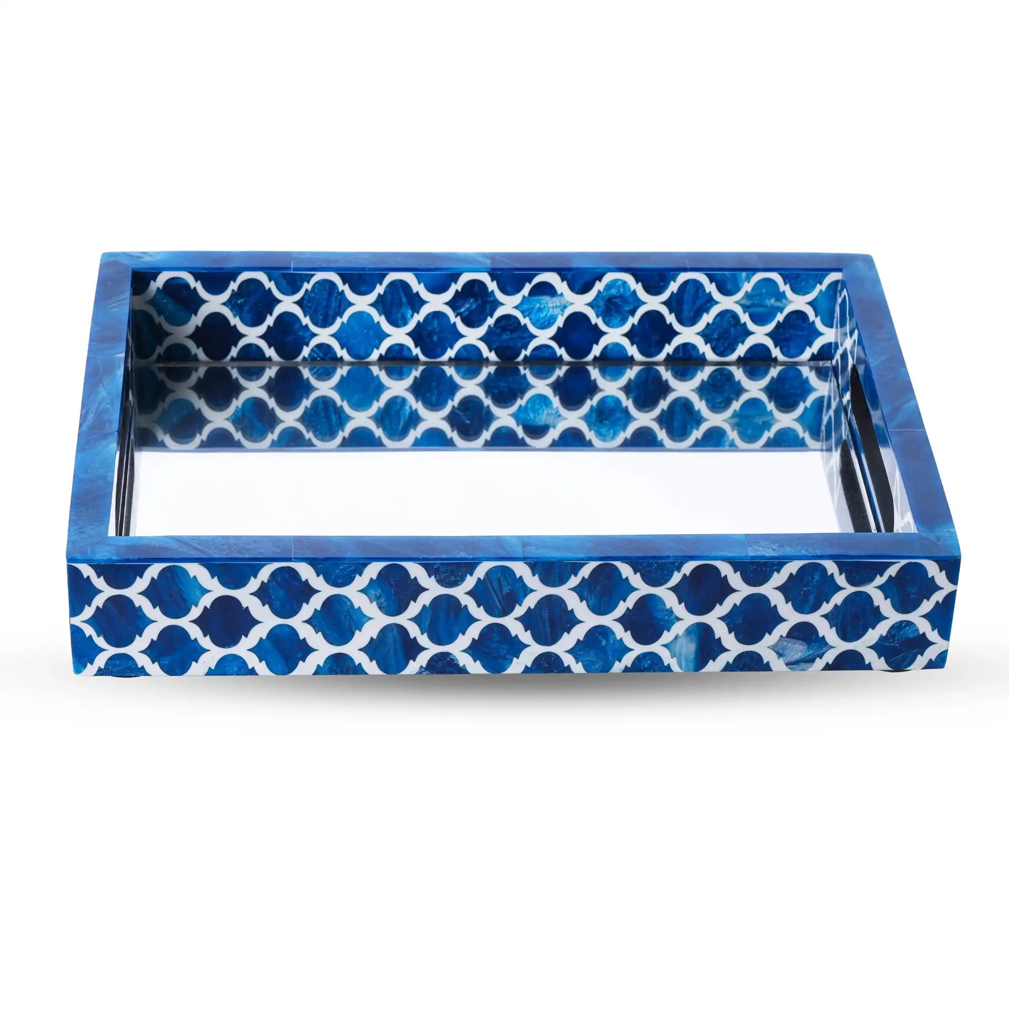 Moroccan Blue Decorative Tray