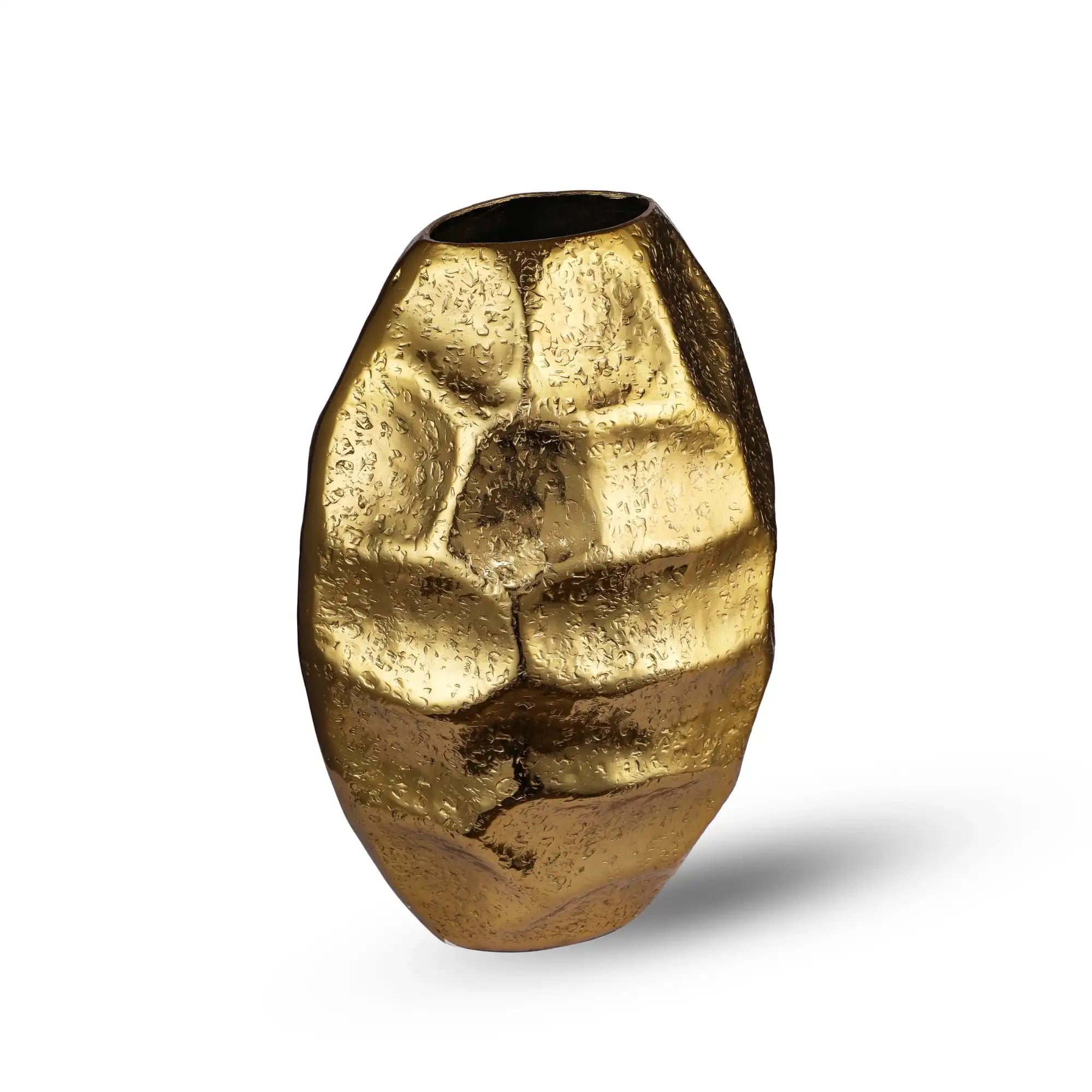 Golden Earth Textured Vase-Large