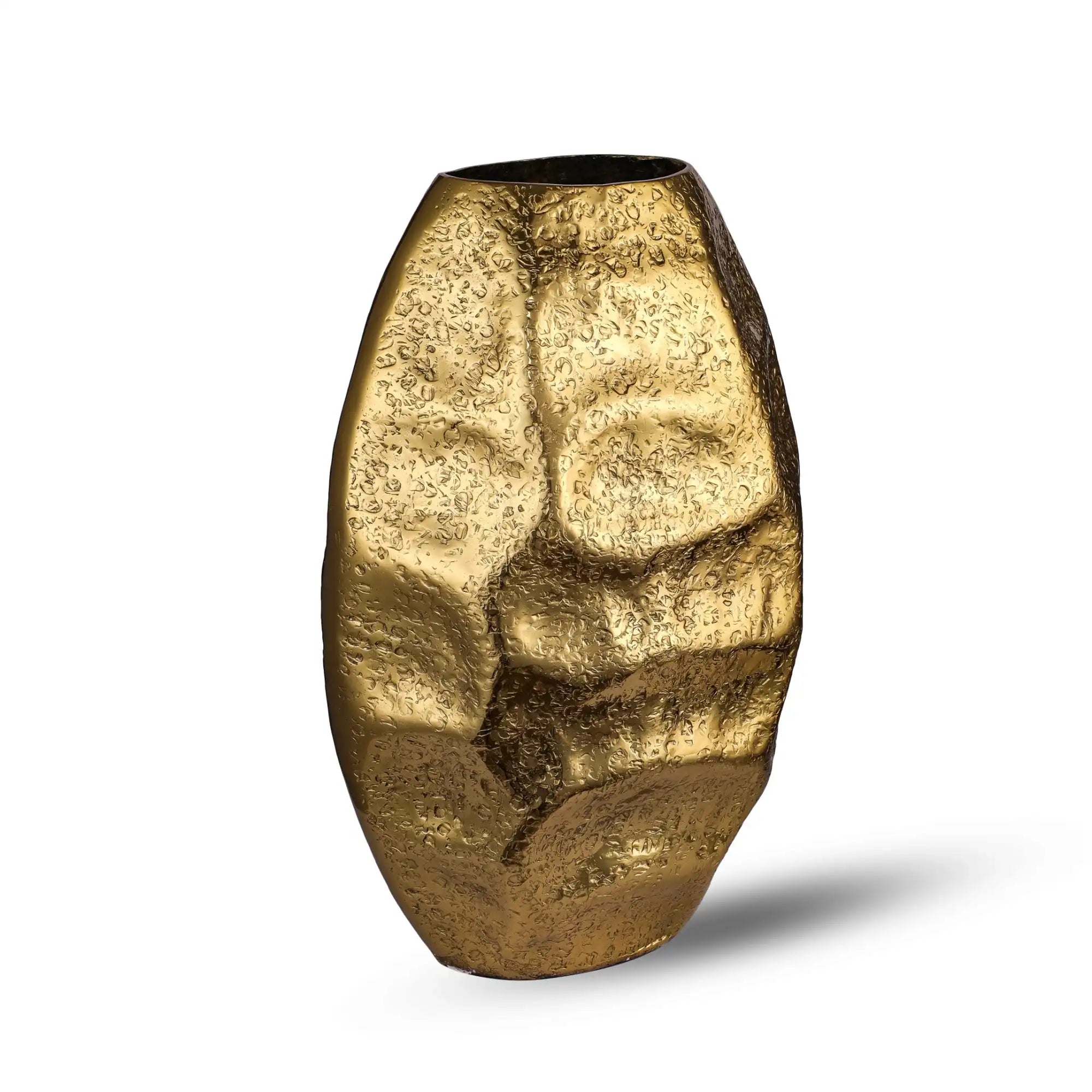 Golden Earth Textured Vase-Large